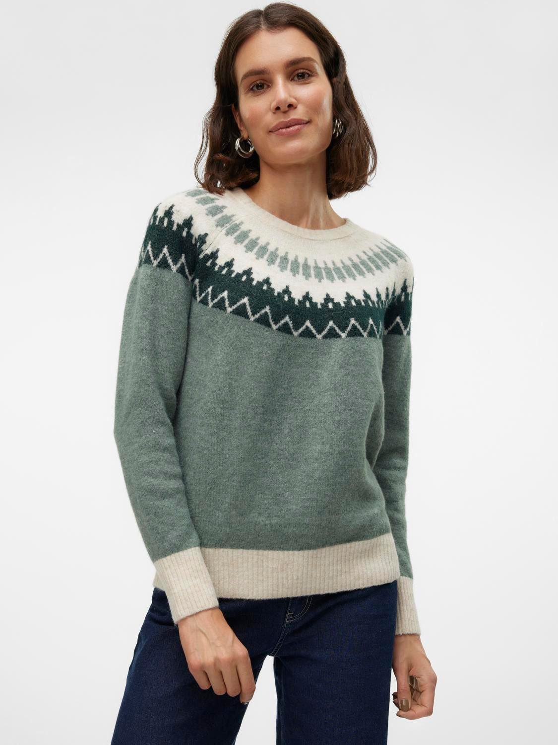 Vero Moda damsticka VMSIMONE - Black Detail:W. BIRCH + BABY LAVENDER