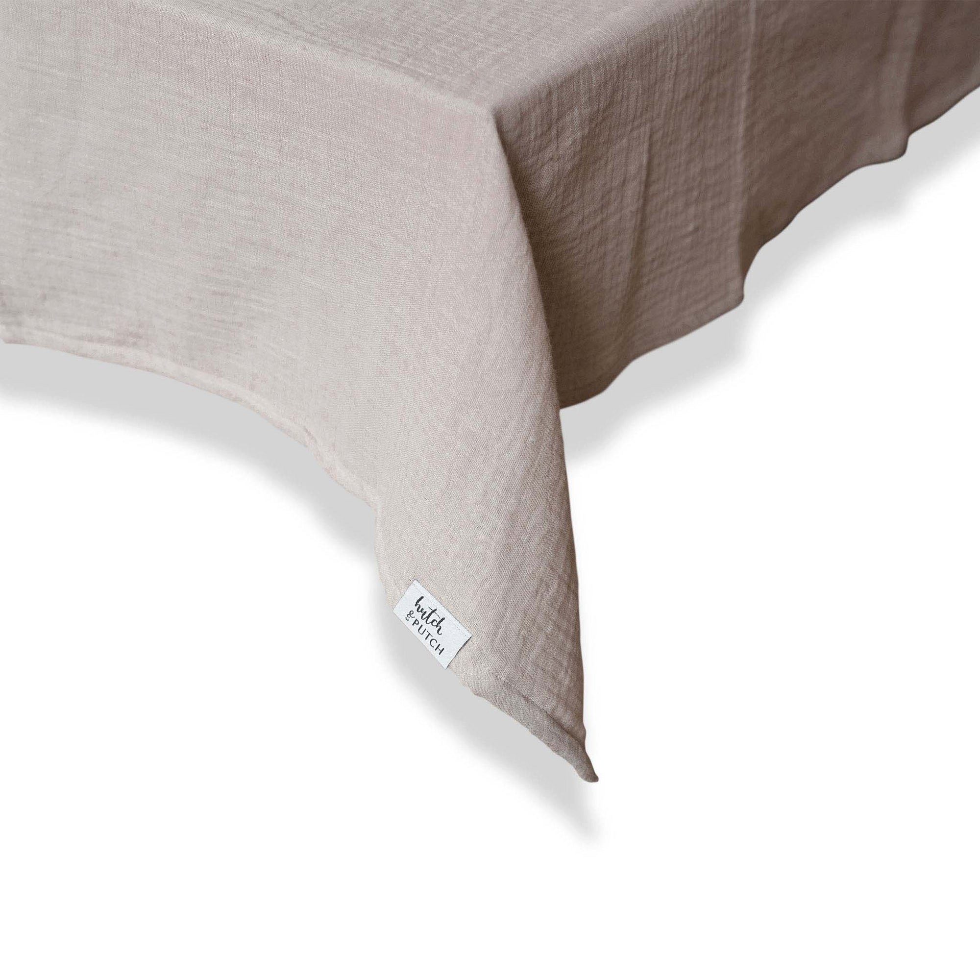 hutch&putch Tischdecke Musselin-Tischdecke "Angelina" • Stein günstig online kaufen