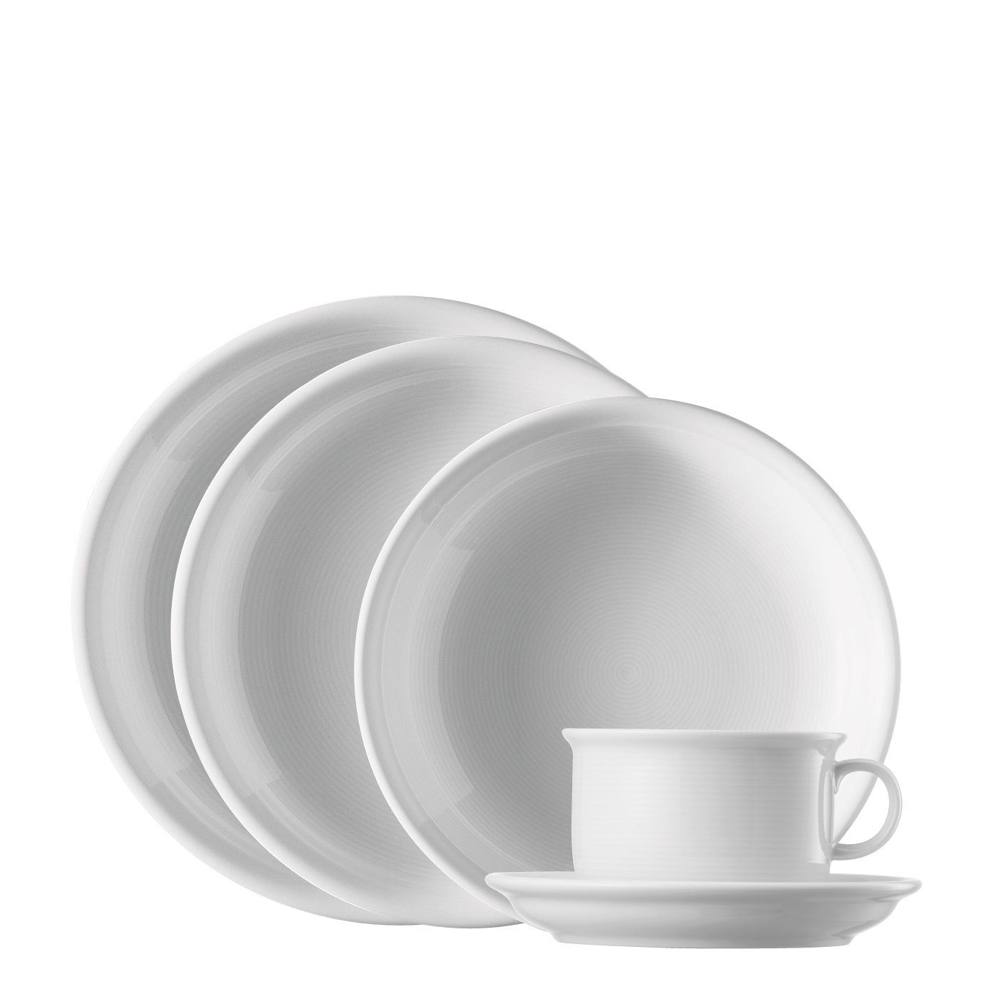 Thomas Porzellan Single Geschirr-Set »Trend Weiß Starter-Set 5-tlg.«  (5-tlg), Porzellan online kaufen | OTTO