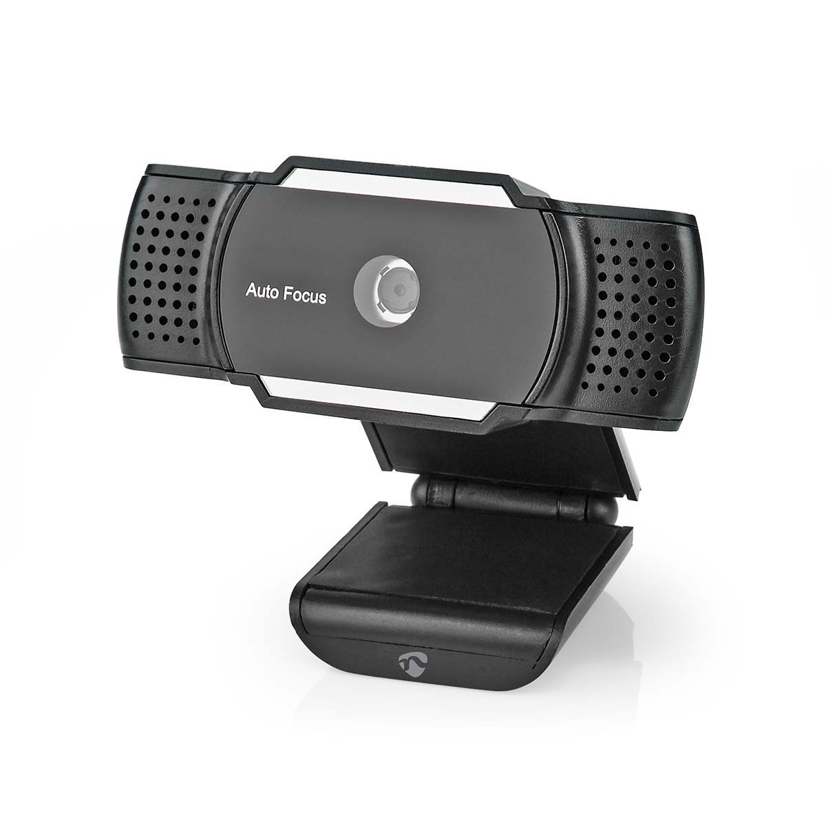 Nedis WCAM110BK Full HD-Webcam (webinare und meetings, 2k autofokus, stereo mikro, stativgewinde)
