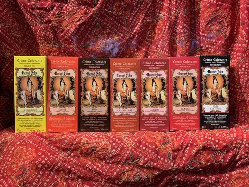 Henné Color Haartönung Henna Tönungscreme von Henné Color, gebrauchsfertig, Packung 90ml, Henna-Tönungscreme mit natürlichem Hennaextrakt