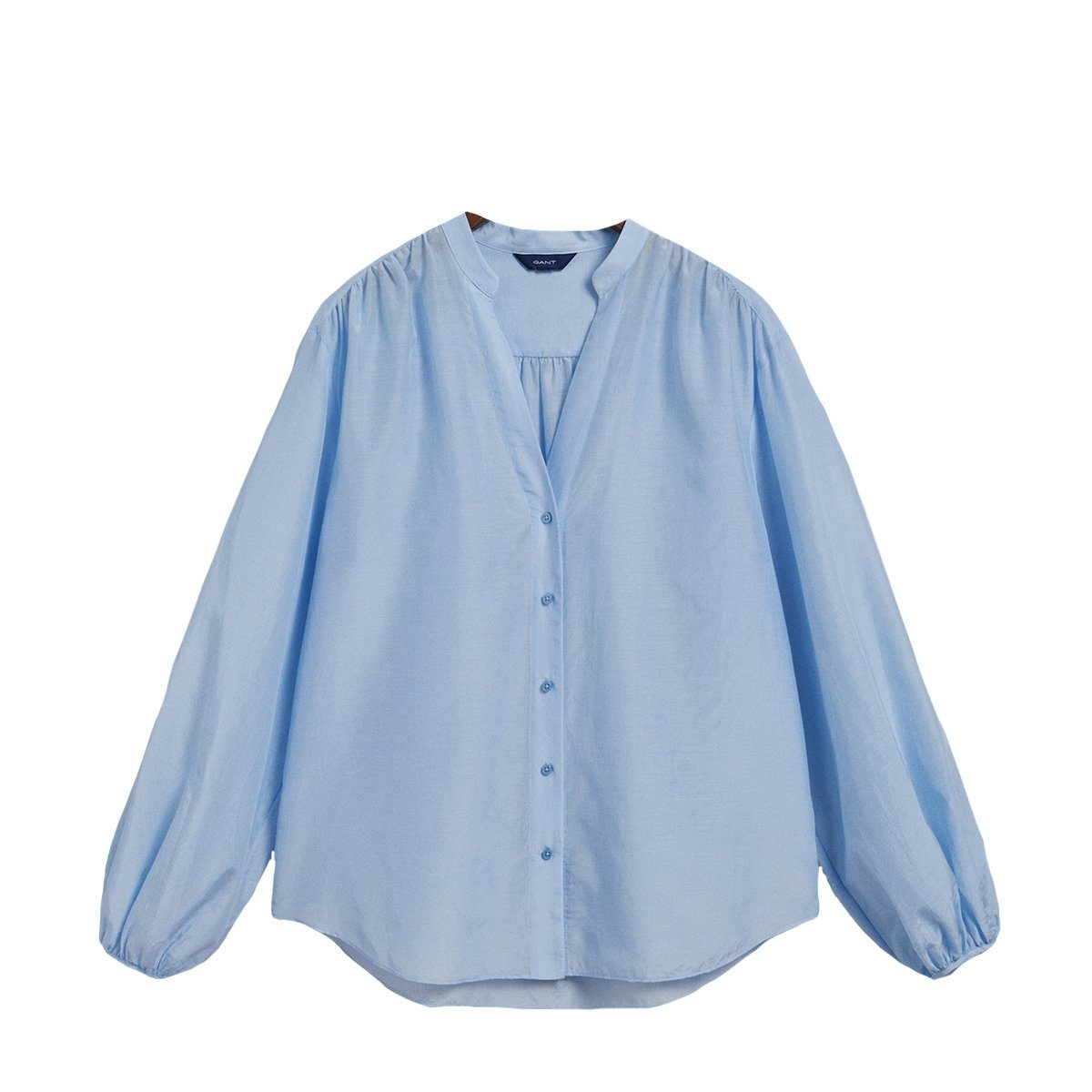 Gant Seidenbluse Baumwoll-Seiden-Mischung BlueAir(412) 4300184 Elegante Bluse