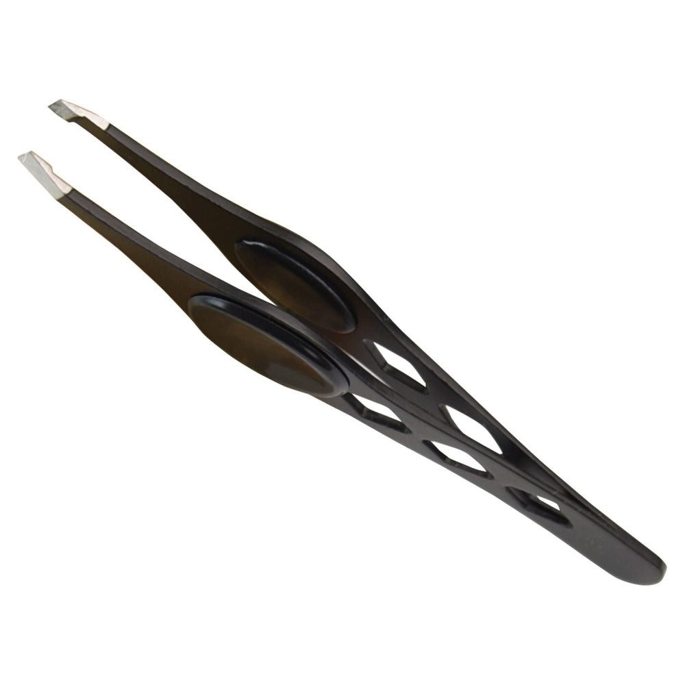Excellent Solingen Pinzette Pinzette mit schwarzen Griff, 1-tlg.