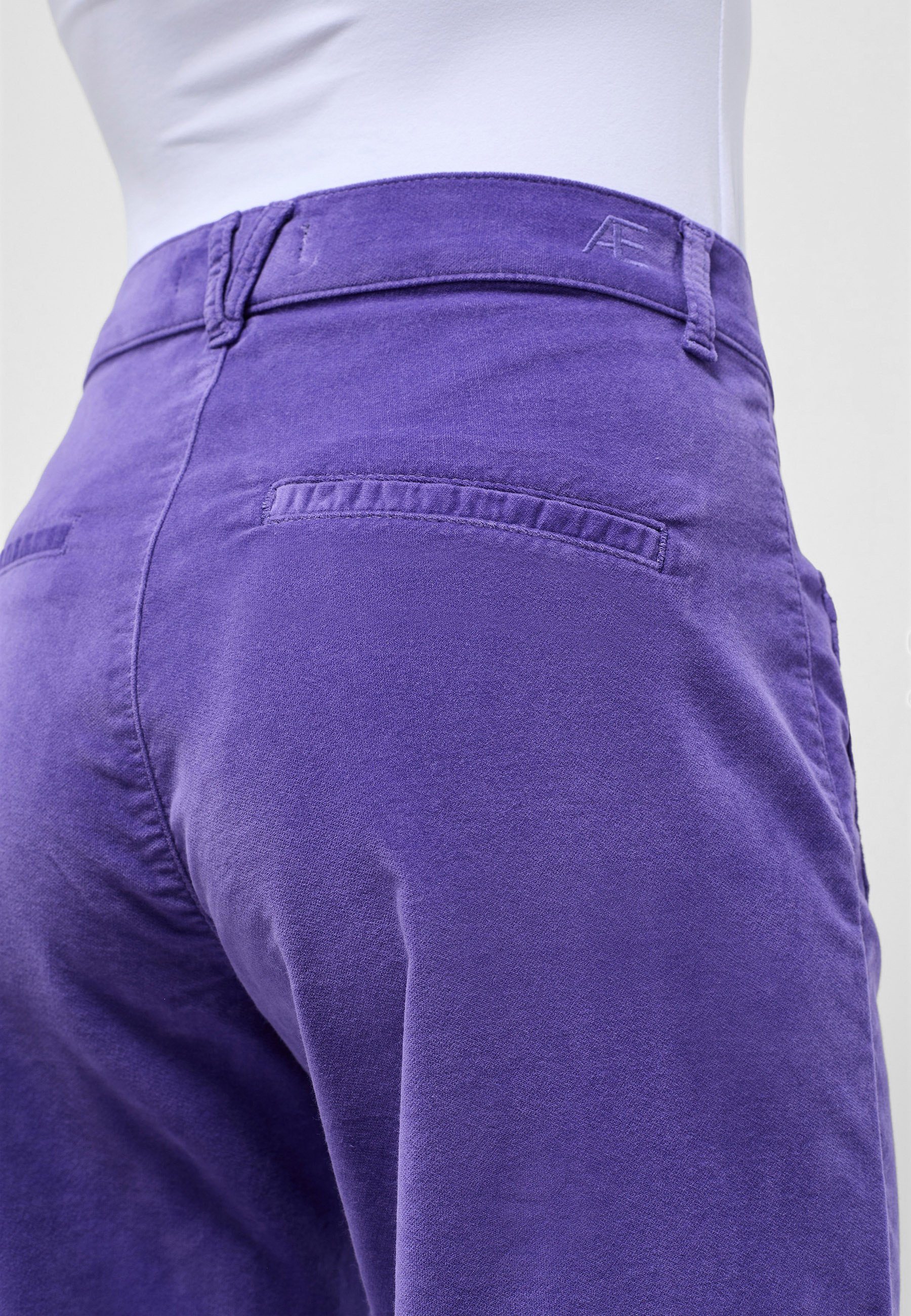 AENGELS 7/8-Hose Hose Pocket Culotte Reißverschluss Samtstoff mit Mit