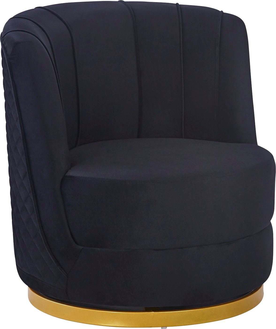 SalesFever Drehsessel Komfortabler Drehsessel mit Stil, 360° Drehfunktion