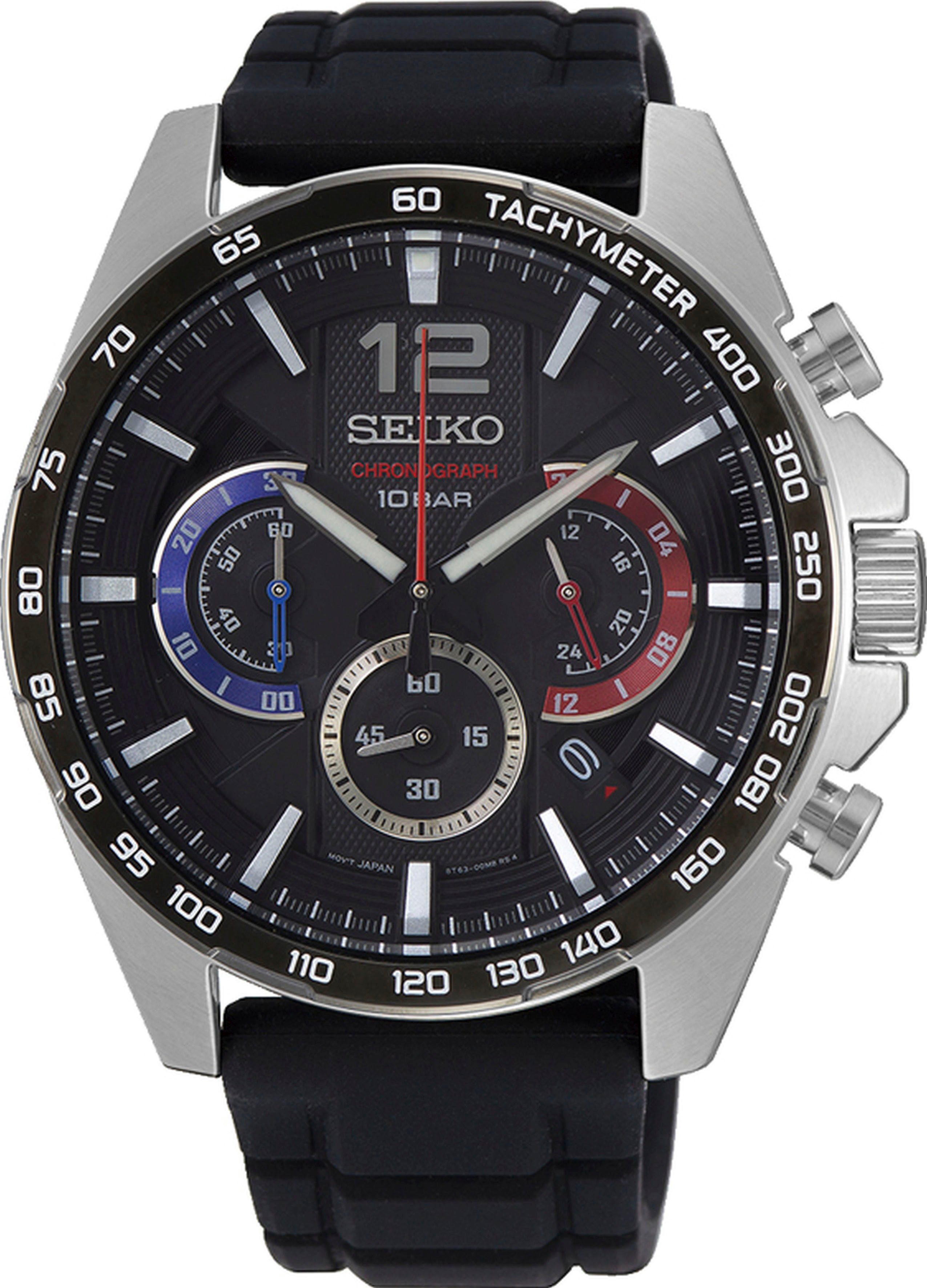 Seiko Chronograph SSB347P1, Armbanduhr, Quarzuhr, Herrenuhr, Stoppfunktion, günstig online kaufen