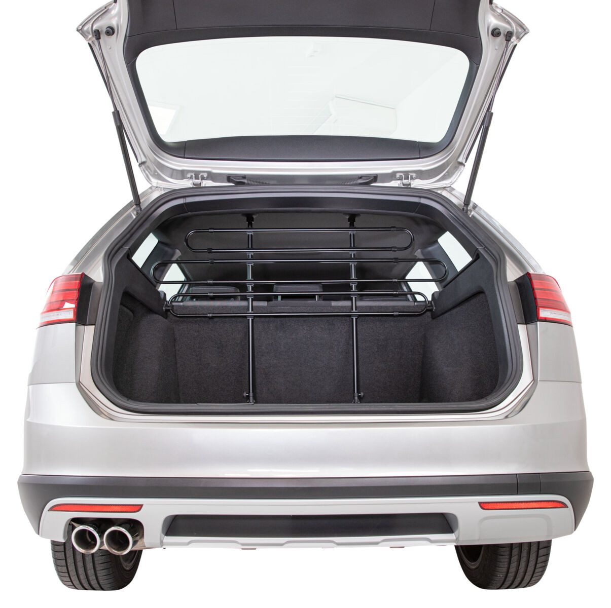 TRIXIE Hundegitter Auto-Gitter - schwarz - Breite: 85–140 cm Höhe: 75–110 cm