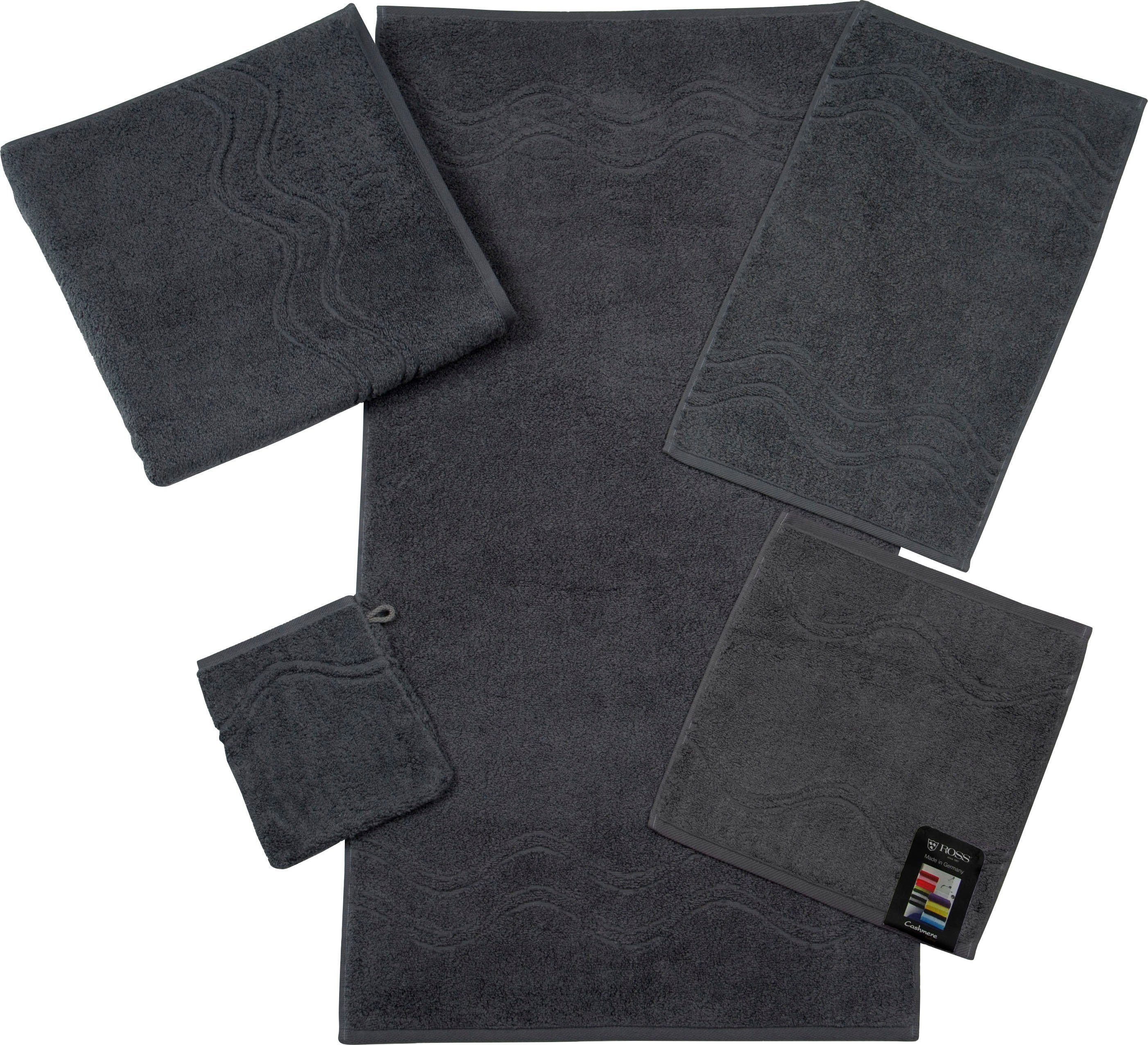 ROSS Gästehandtuch Cashmere feeling, Frottier (Packung, günstig online kaufen