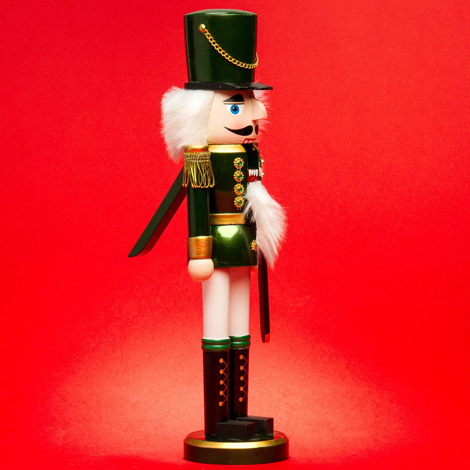 SIKORA Weihnachtsfigur NK-I Deko Nussknacker Figur aus Holz verschiedene Motive 3 Größen
