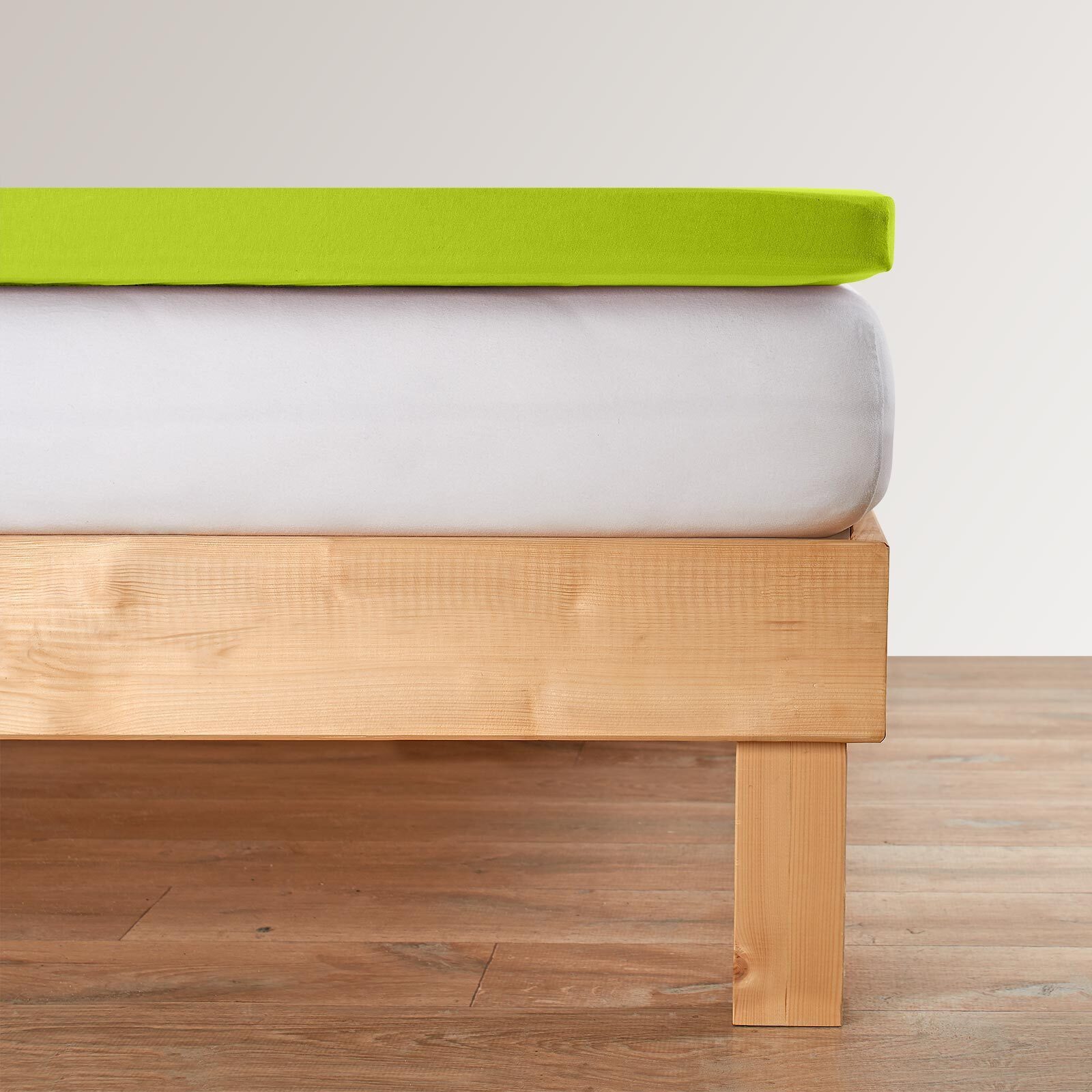 BETTWARENSHOP Spannbettlaken Topper Spannbetttuch, Jersey, Gummizug: Rundum günstig online kaufen