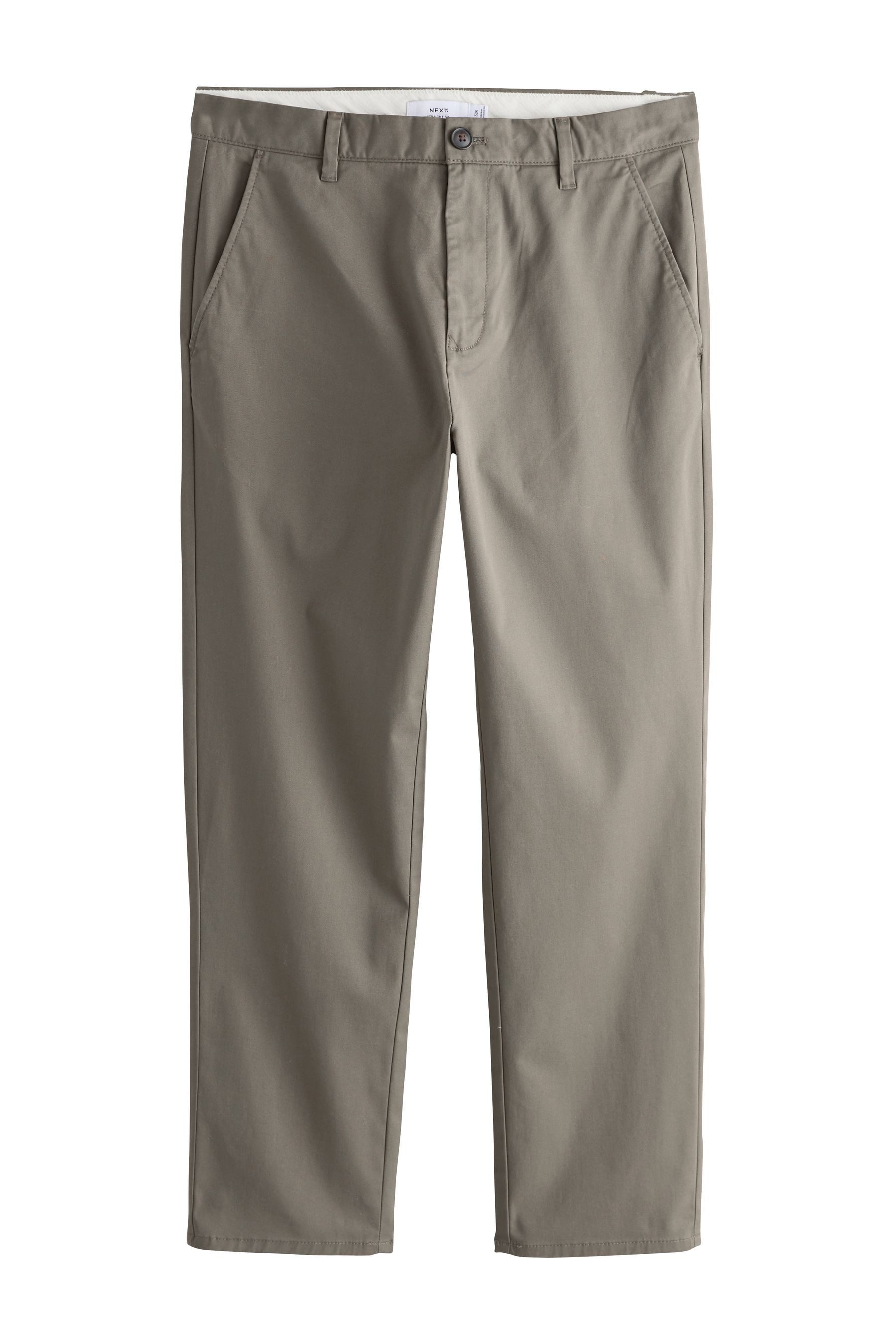 Stretch-Hose Regular Fit Chinohose mit konischem Beinschnitt