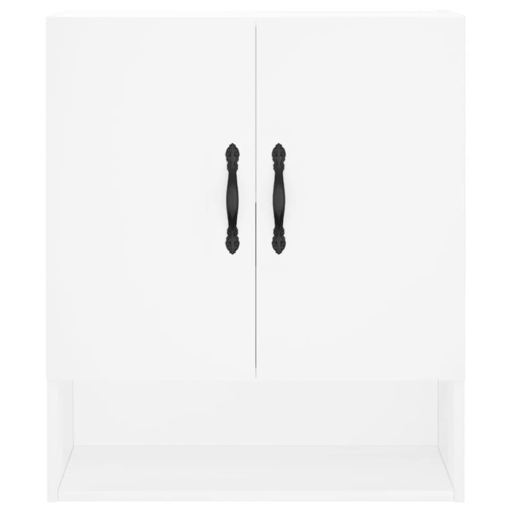 vidaXL (1-St) Fächerschrank Weiß cm Wandschrank Holzwerkstoff 60x31x70