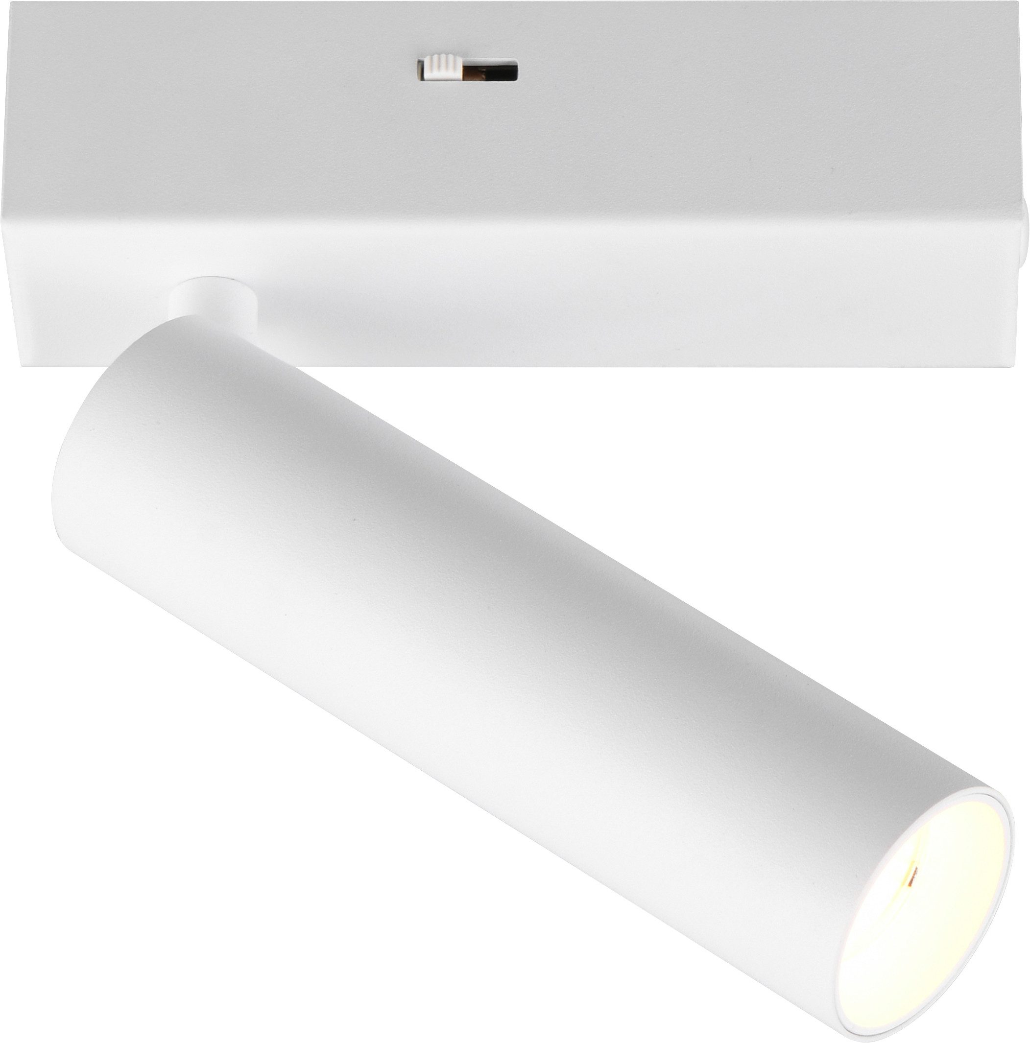 TRIO Leuchten LED Deckenstrahler AMBALA, LED Spot, 500 Lumen CCT 2300/3000/4000K, Dimmfunktion, mehrere Helligkeitsstufen, LED fest integriert, Farbwechsler, warmweiß - kaltweiß, in 3 Stufen dimmbar per Wandschalter, drehbar schwenkbar Spot