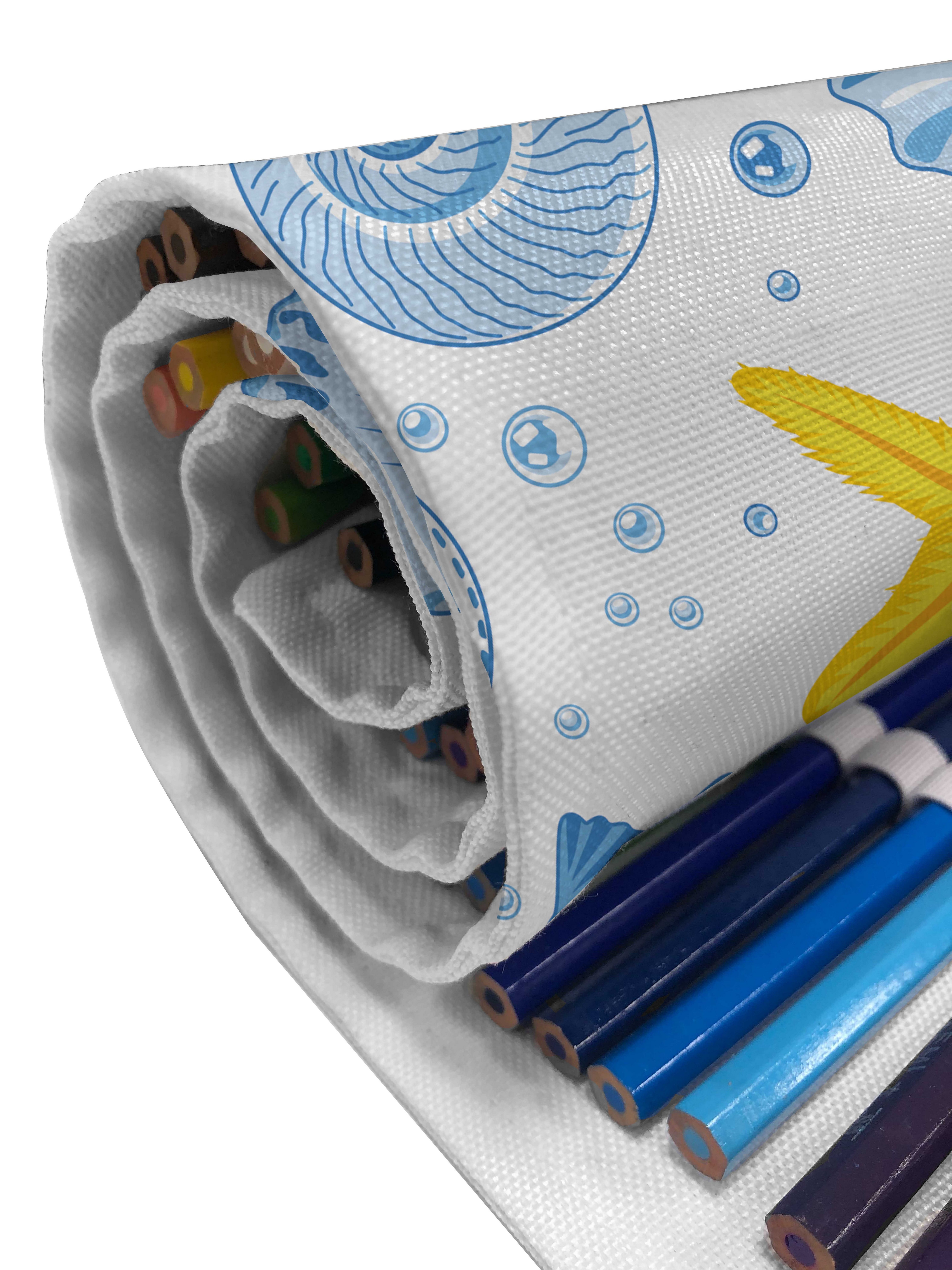 Abakuhaus Federmäppchen langlebig und tragbar Segeltuch Stiftablage Organizer, Nautisch Marine-Themen Seestern