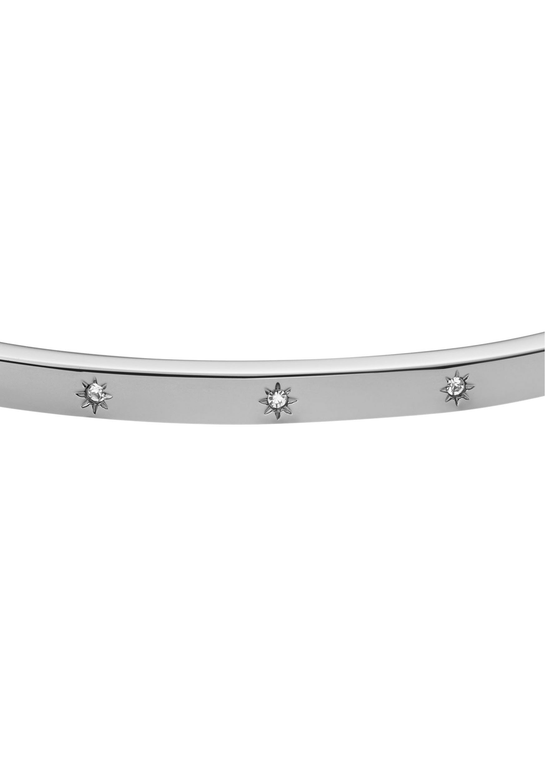 Fossil Armreif Schmuck Geschenk Edelstahl Armschmuck SADIE, mit Glasstein