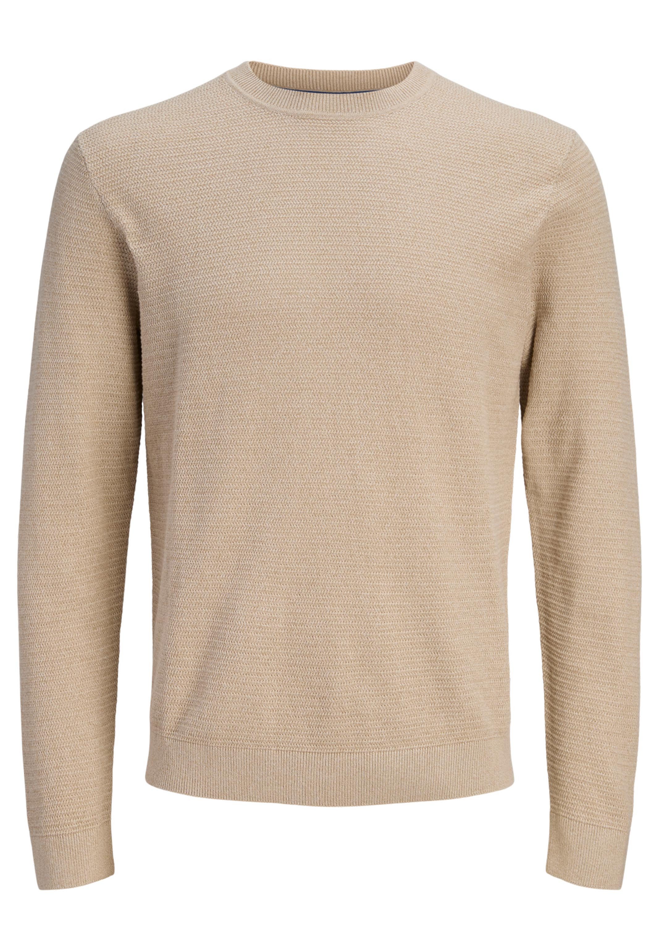 Jack & Jones Rundhalspullover Bluriley (1-tlg) Pullover - Baumwolle - Atmun günstig online kaufen