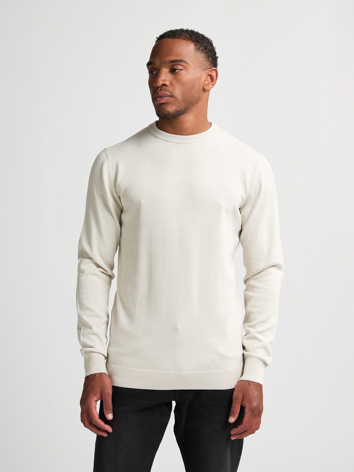 Petrol Industries Rundhalspullover Materialmix mit Baumwollanteil günstig online kaufen