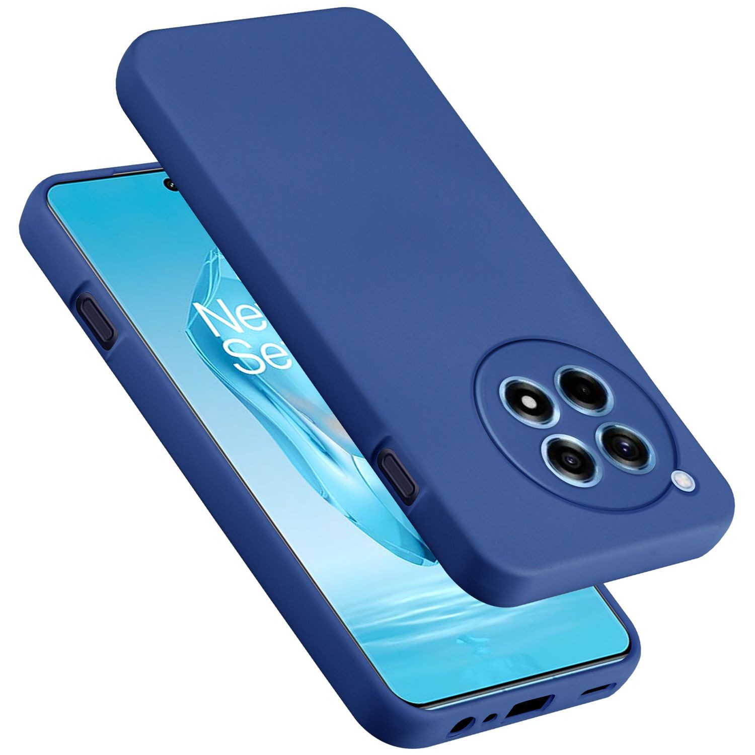 Cadorabo Handyhülle für OnePlus 12R Hülle OnePlus 12R, Flexible Hülle TPU Silikon Schutzhülle Back Cover Case