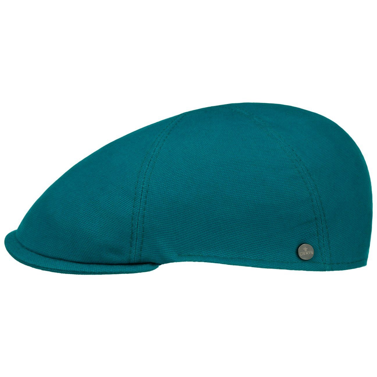 Lierys Flat Cap (1-St) Schirmmütze mit Schirm, Made in Italy petrol