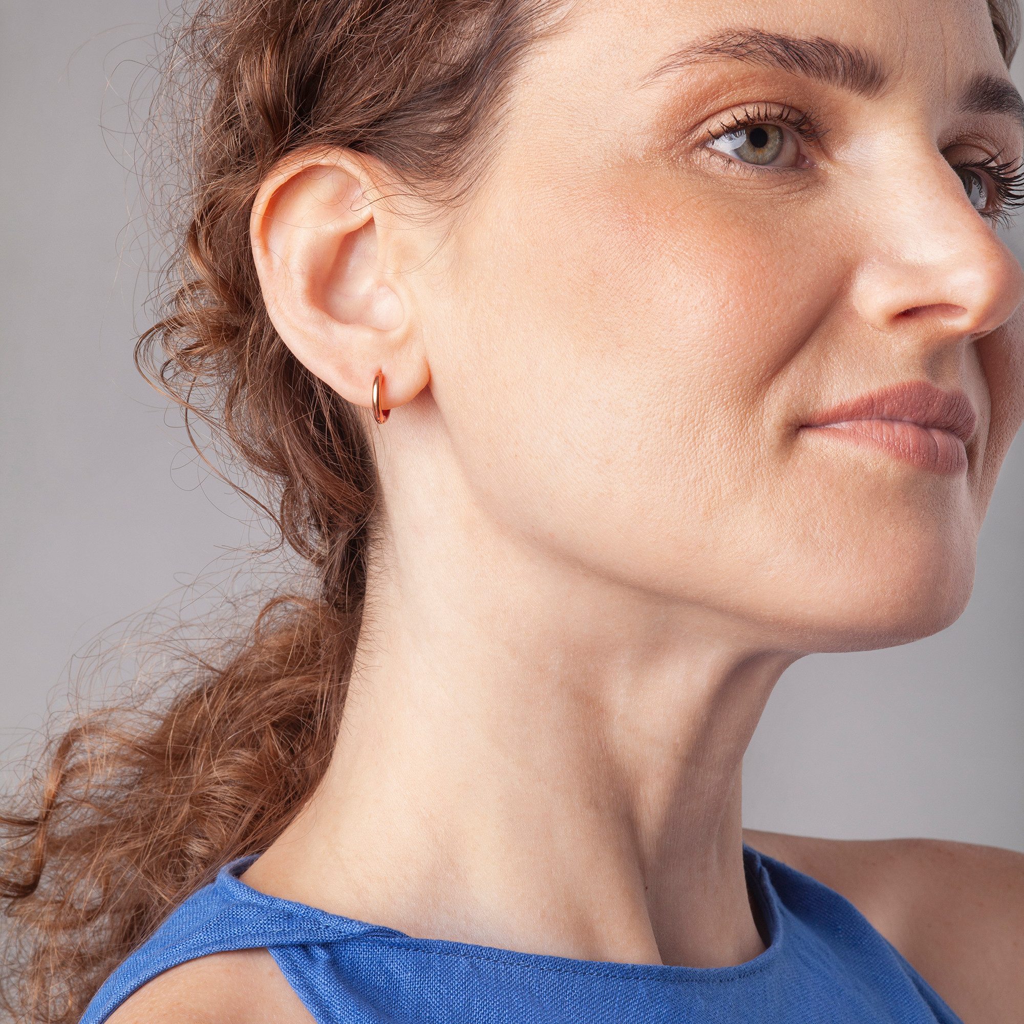 ALEXASCHA Paar Creolen Edelstahl Creolen Basic • Ohrringe Wasserfest • silb günstig online kaufen