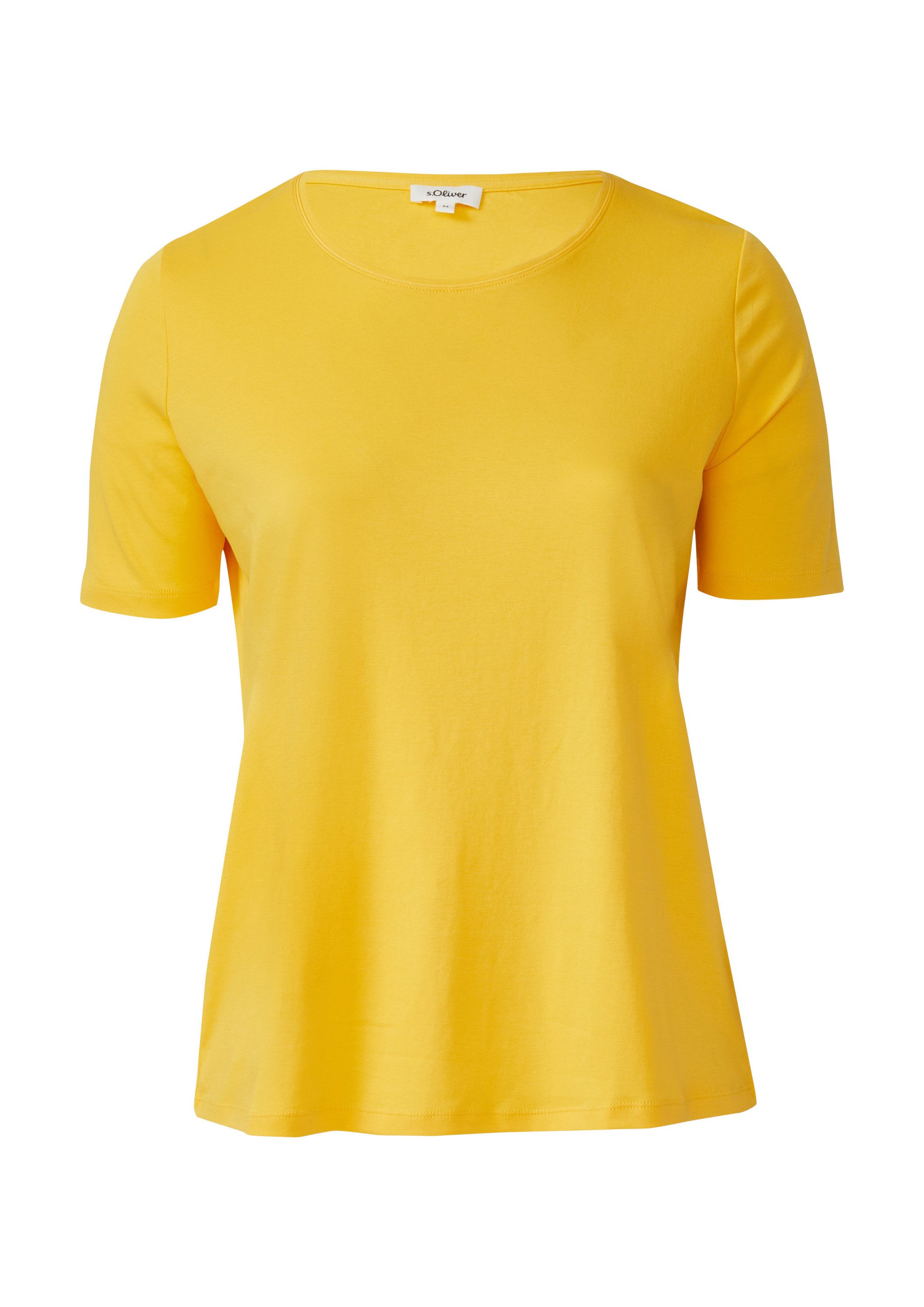 s.Oliver Kurzarmshirt T-Shirt T-Shirt im Regular Fit aus Interlockjersey günstig online kaufen