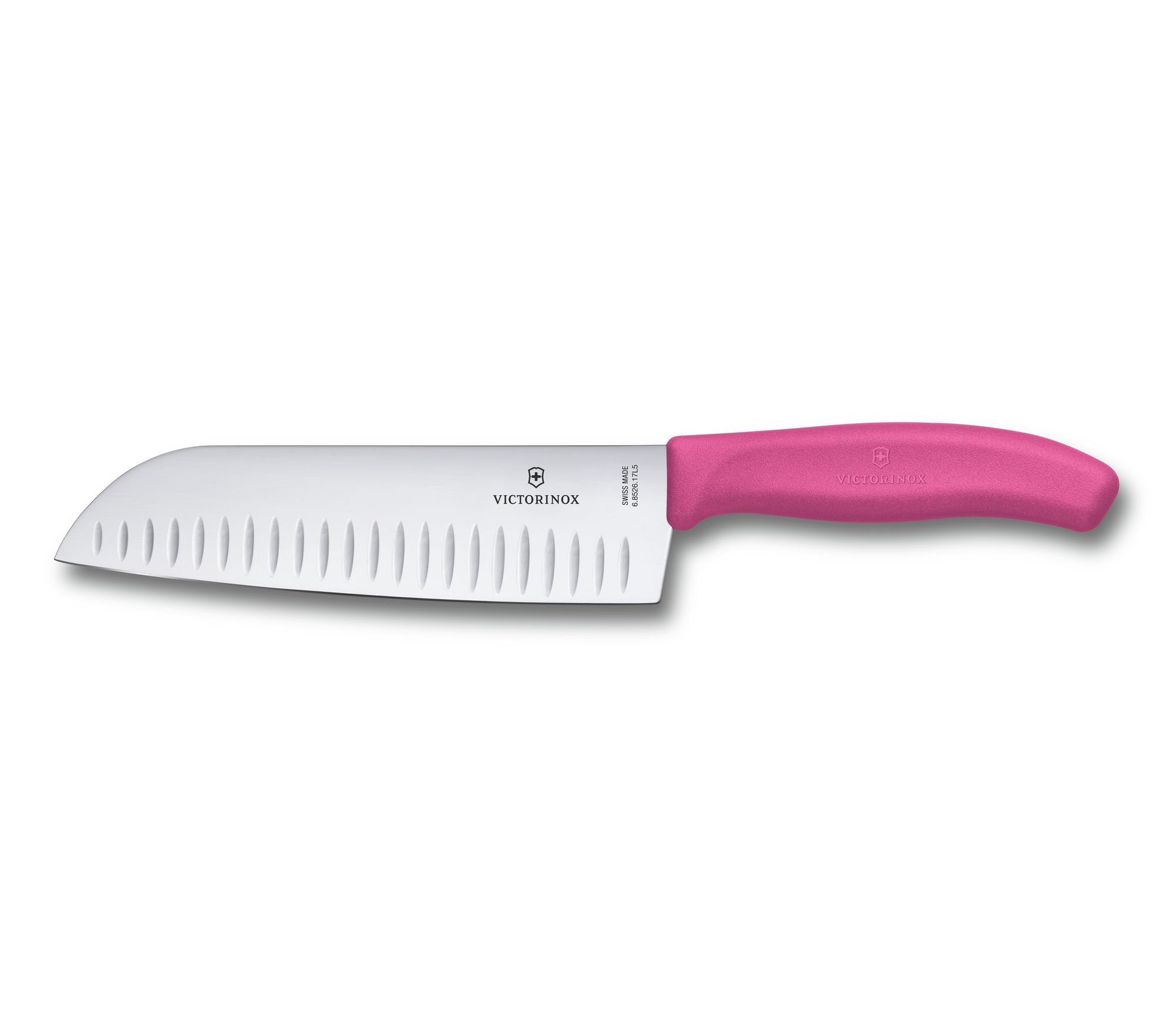 Victorinox Santokumesser SwissClassic Santokumesser Kullenschliff 17 cm universal, Kullenschliff