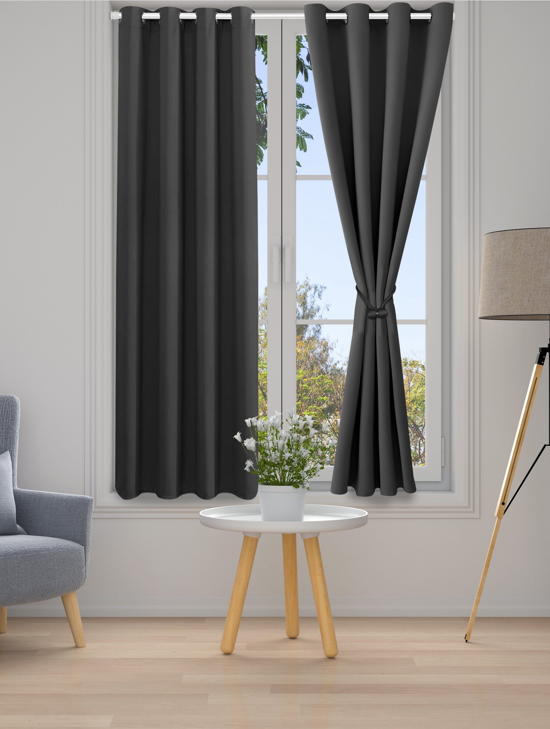 Cozyor Verdunkelungsvorhang 2er-Set inkl. 2 Magnethalter, günstig online kaufen