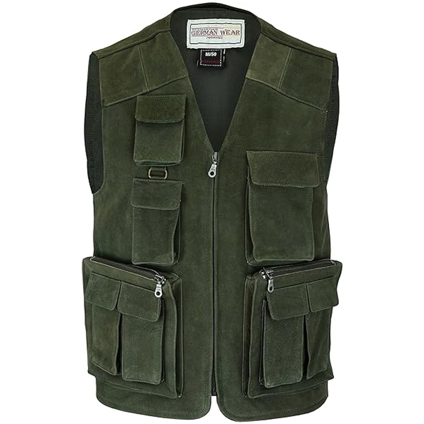 German Wear Jagdweste GW650 Jagd Lederweste günstig online kaufen