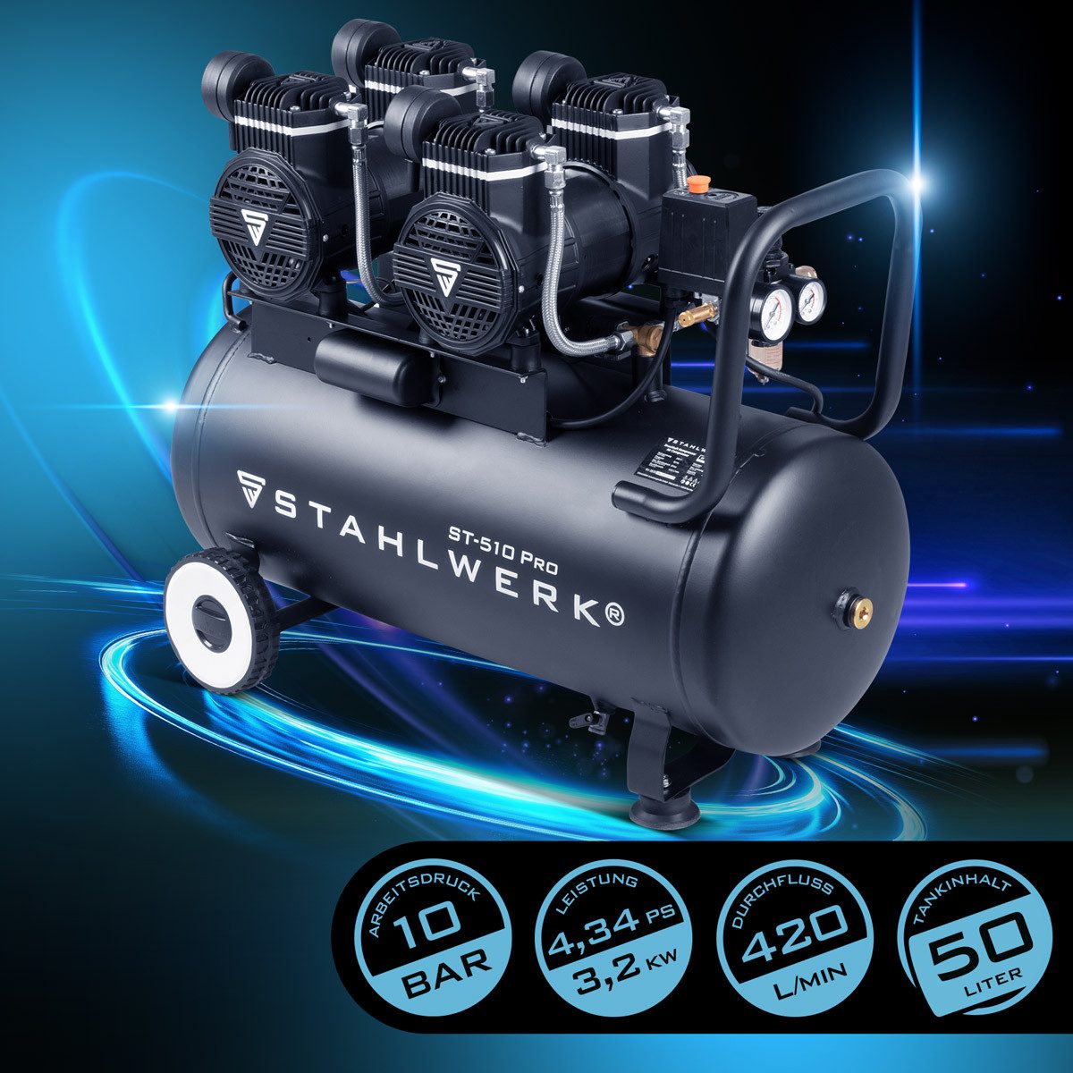 STAHLWERK Kompressor Kompressor ST-510 Pro mit günstig online kaufen