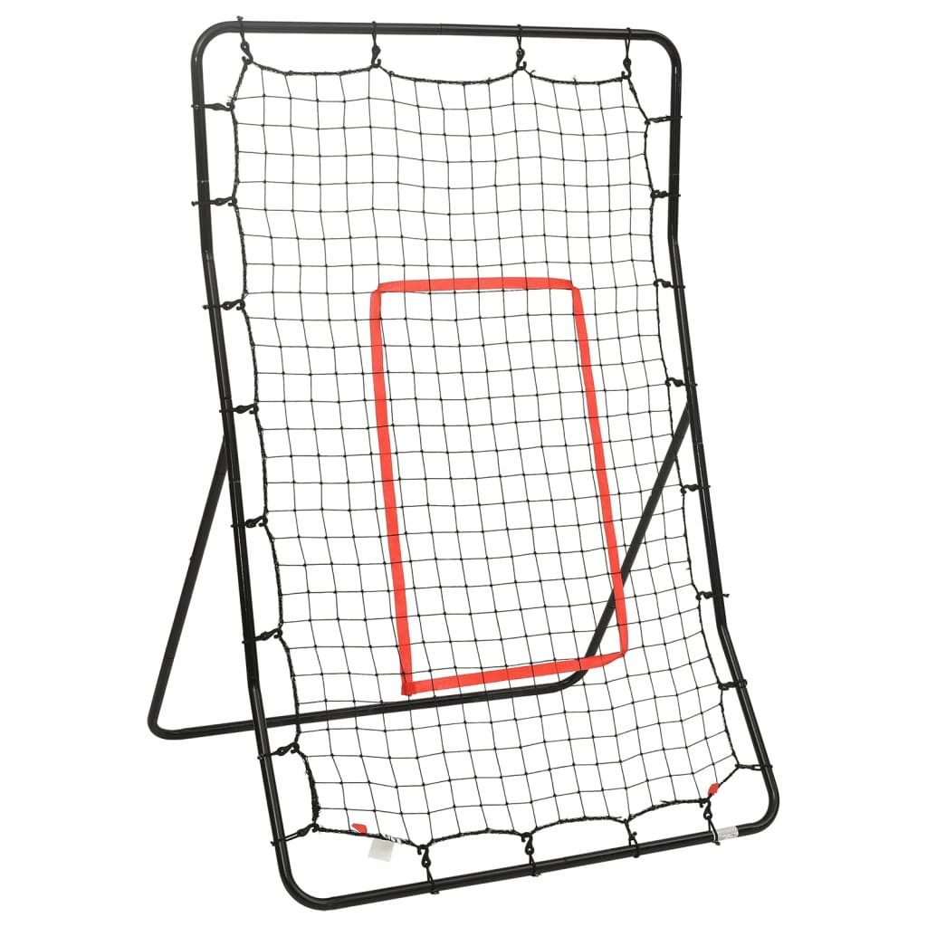 Fußballtor Softball Rebounder 88x79x137 cm Stahl