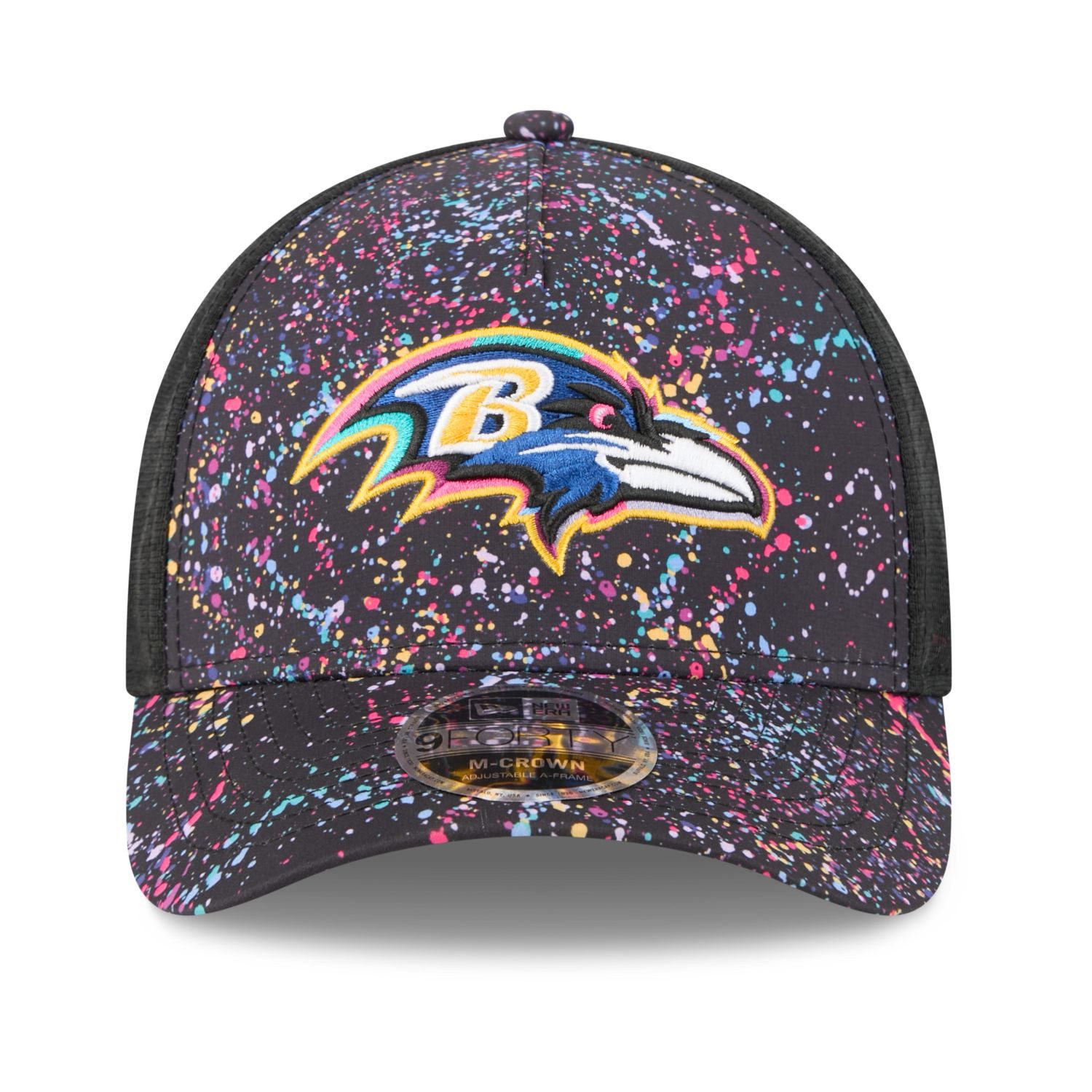 New Era Fleecemütze 9Forty MCrown Trucker CRUCIAL Baltimore Ravens