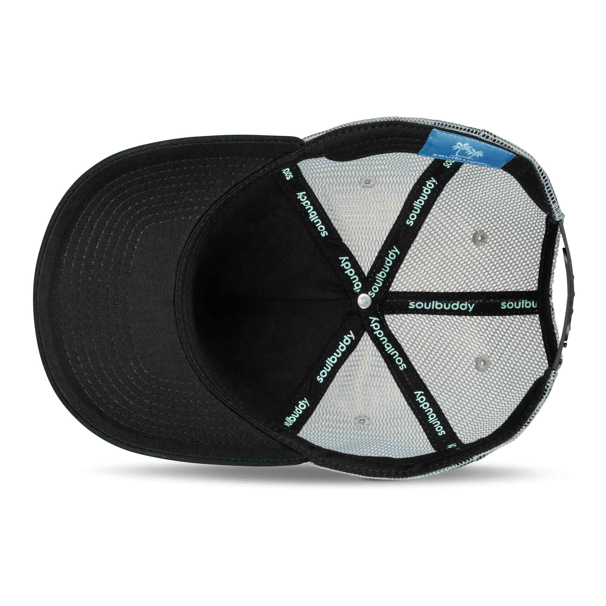 Soulbuddy Trucker Cap, Basecap, Snapback, Cappy Herren & Damen, Mann Geschenk (One Size, Unisex, Gebogener Schirm, Größenverstellbar)