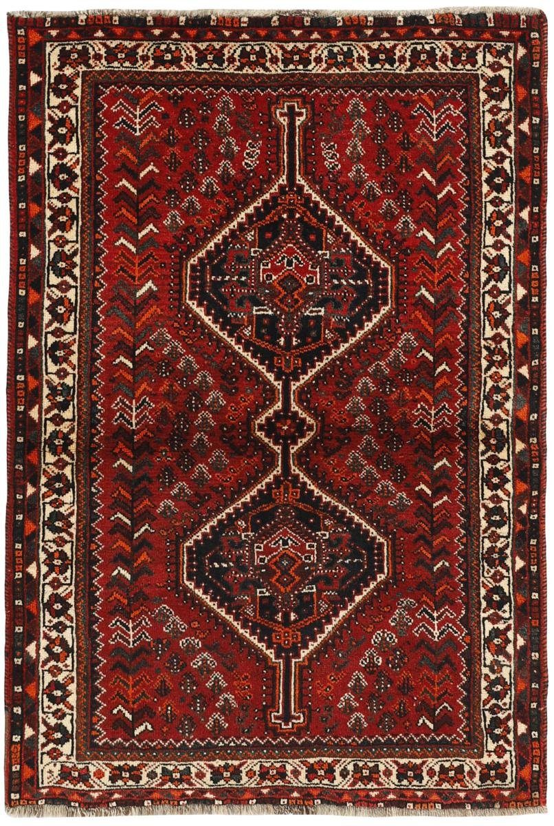 Orientteppich Shiraz 101x145 Handgeknüpfter Orientteppich / Trading, Nain mm Höhe: Perserteppich, rechteckig, 10