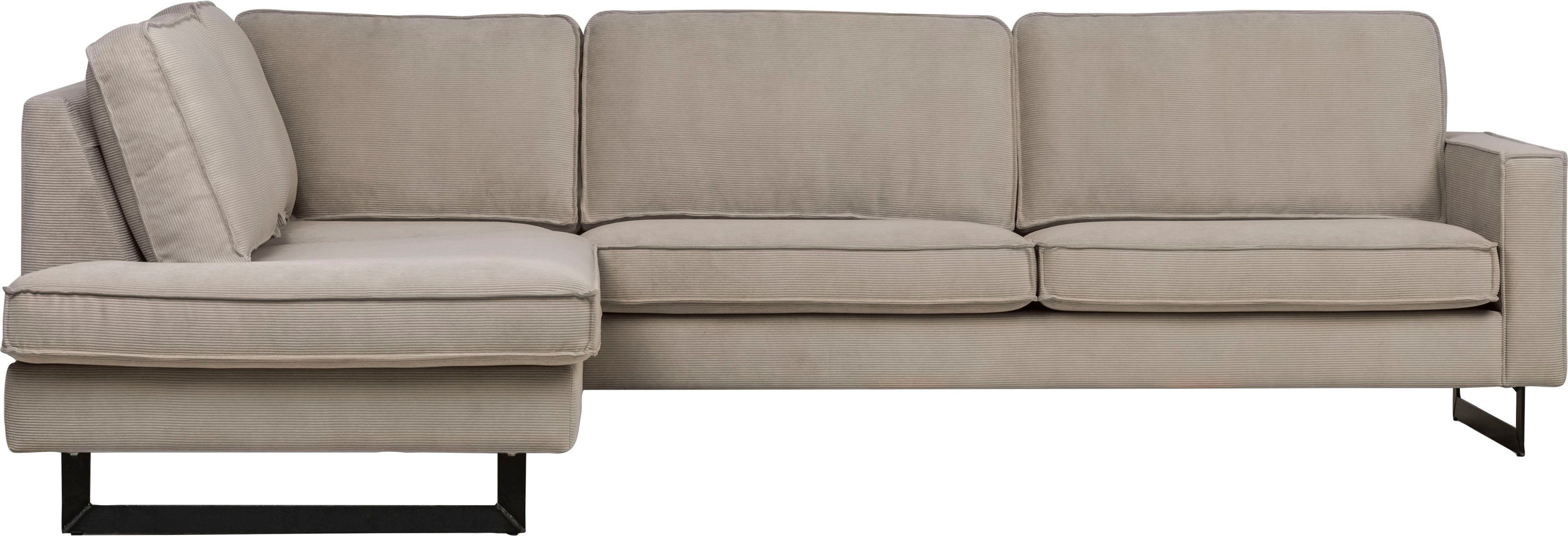 Home affaire Ecksofa "Pinto, 290 cm, Cord, Chenille, Lederoptik, Ottomane l günstig online kaufen