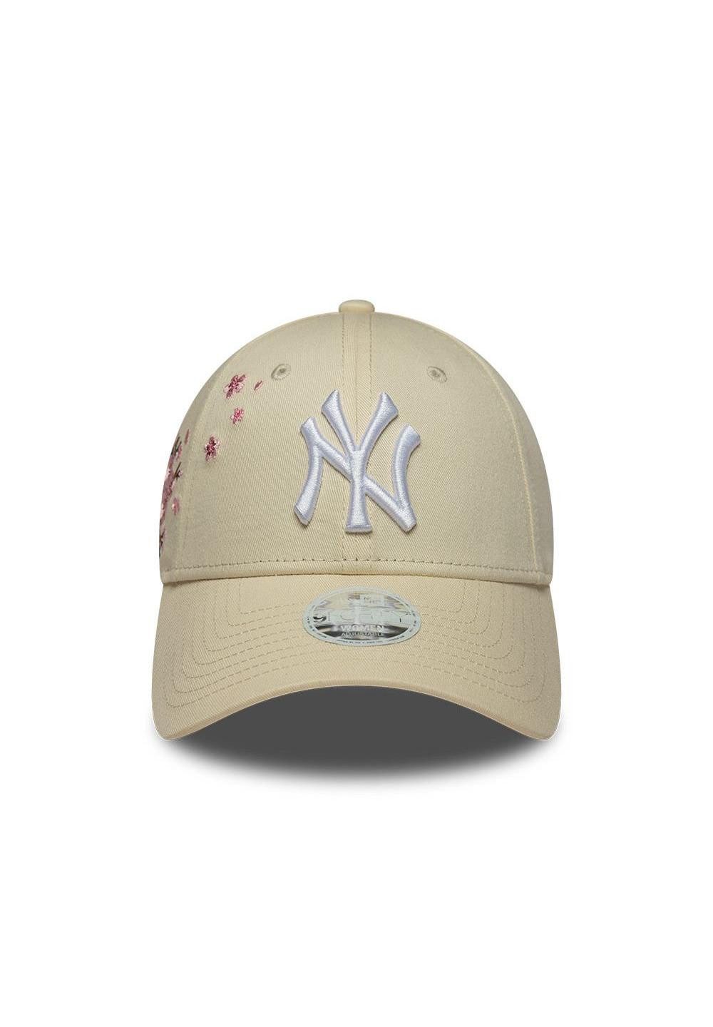 New Era Baseball Cap New York Yankees New Era MLB Floral Icon 9Forty Women Cap Beige (1-St)