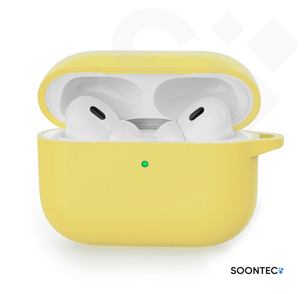 SOONTEC Kopfhörer-Schutzhülle SOONTEC Hülle für AirPods Pro 3. Generation Case mit Karabiner-Ring
