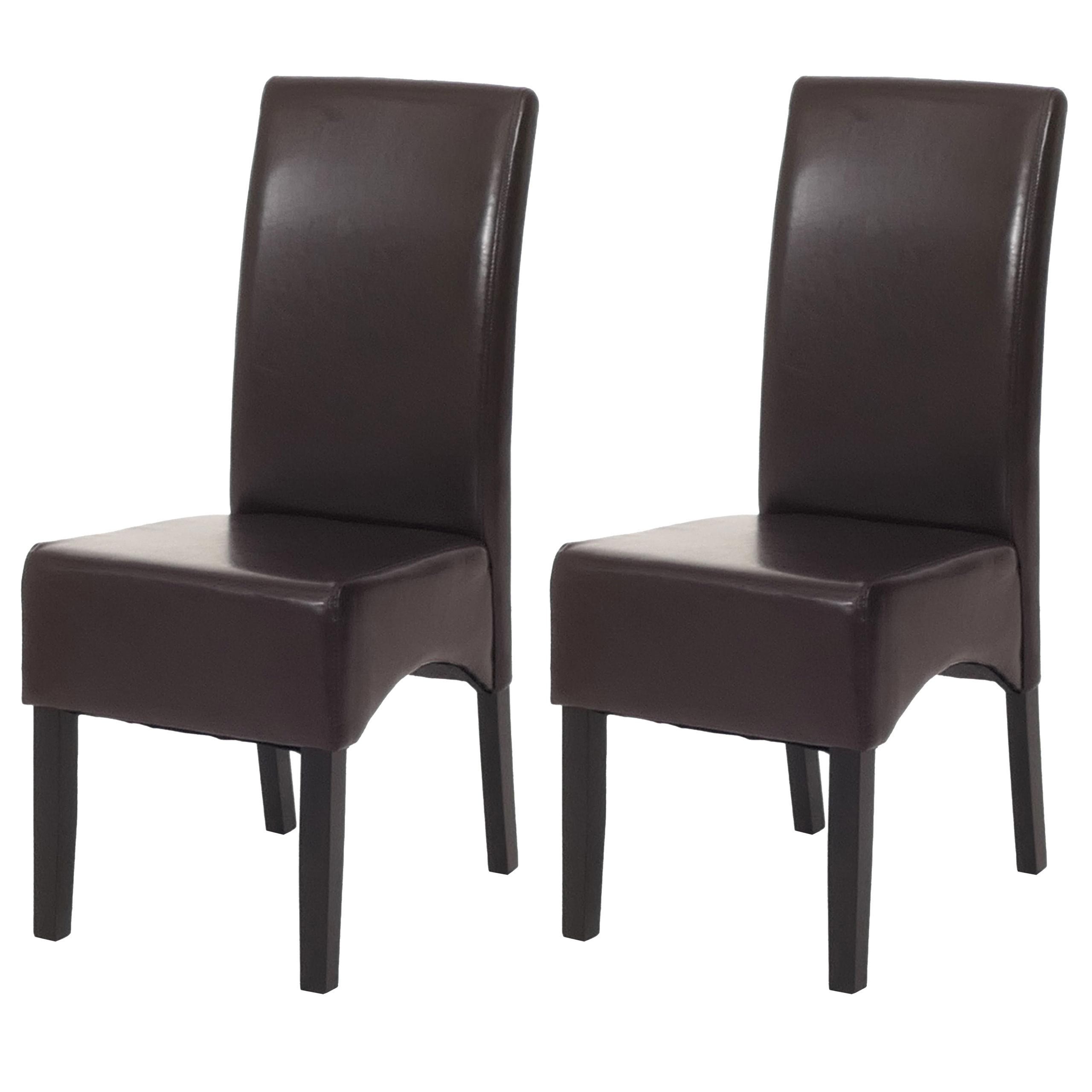 MCW Esszimmerstuhl Crotone-2 (Set, 2 St), 2er-Set, Abgerundete Ecken + Kanten, ca. 150 kg belastbar, gepolstert