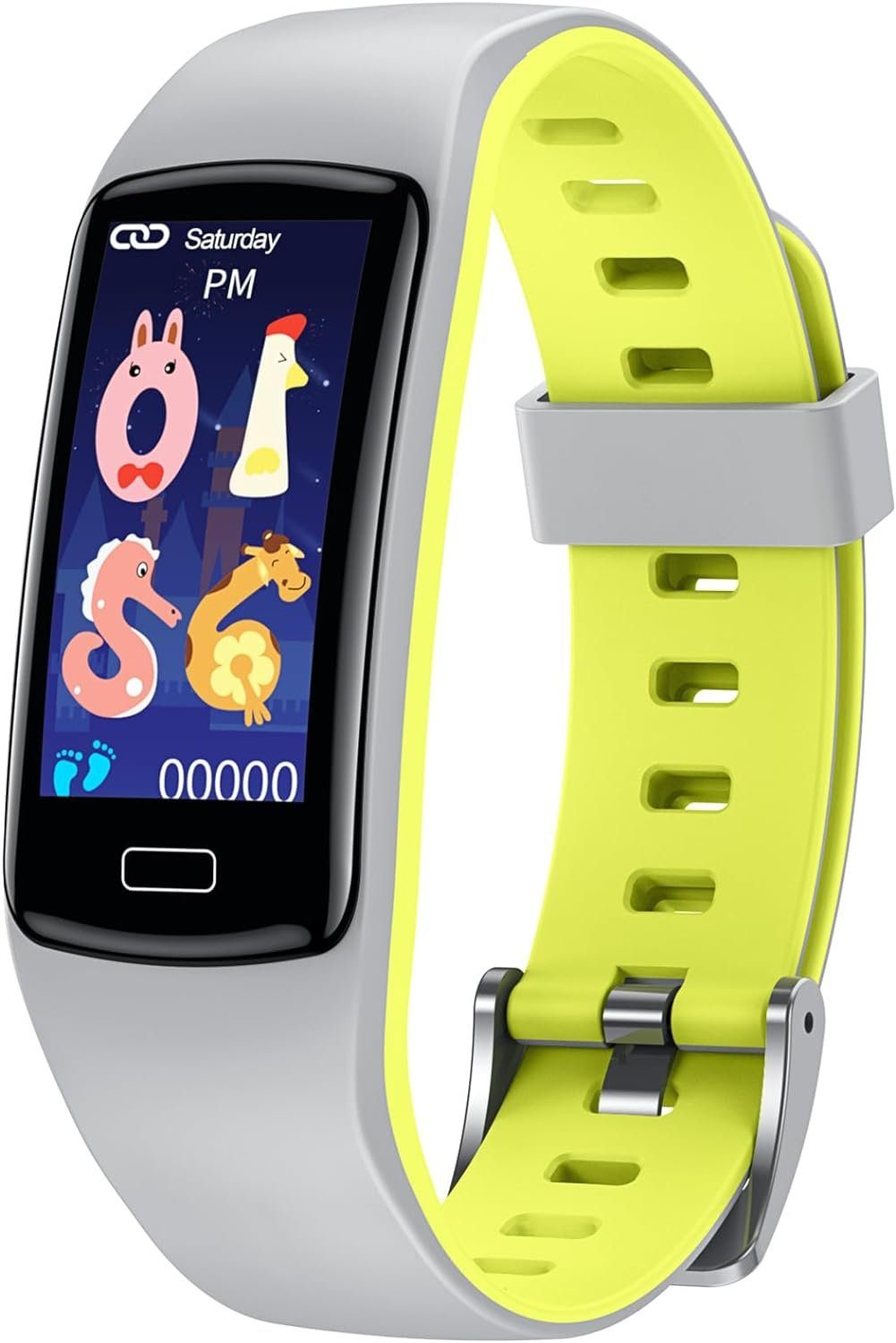 Cantaos Fitness Kinder%27s Wasserdicht Smartwatch (0,96 Zoll), mit Herzfrequenz Blutdruck schla Sport Wecker