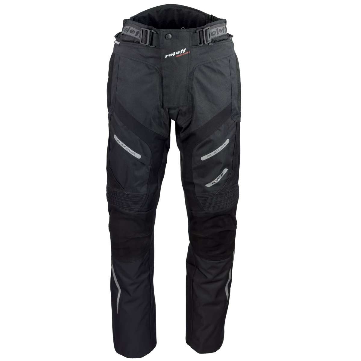 Motorradhose RO460 - Nubukleder, wasserdicht, atmungsaktiv, Protektoren & Belüftung