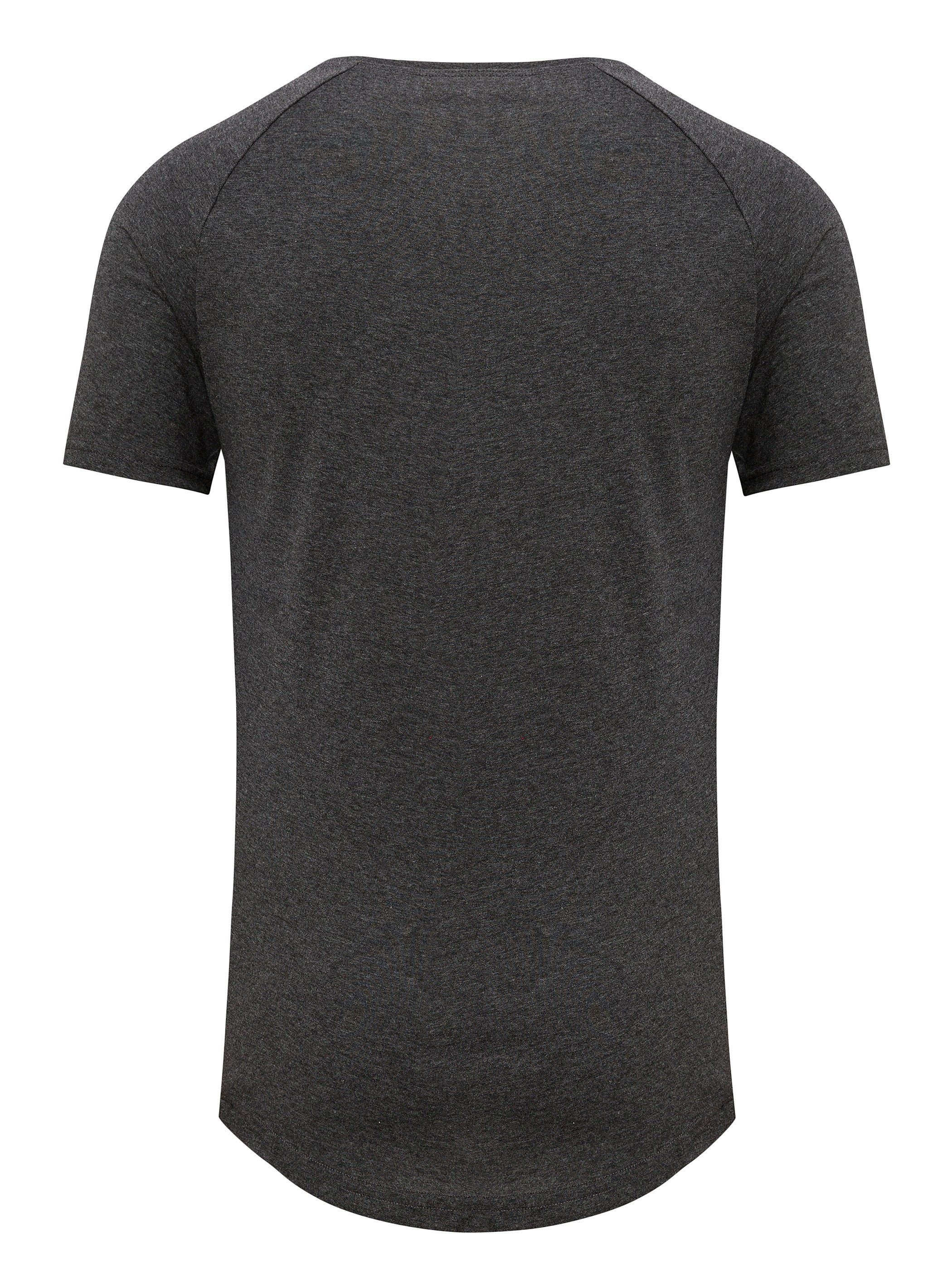 Pittman T-Shirt 3-Pack Herren T-Shirt Finn (Set, 3er-Pack) Oversize Rundhals T-Shirt