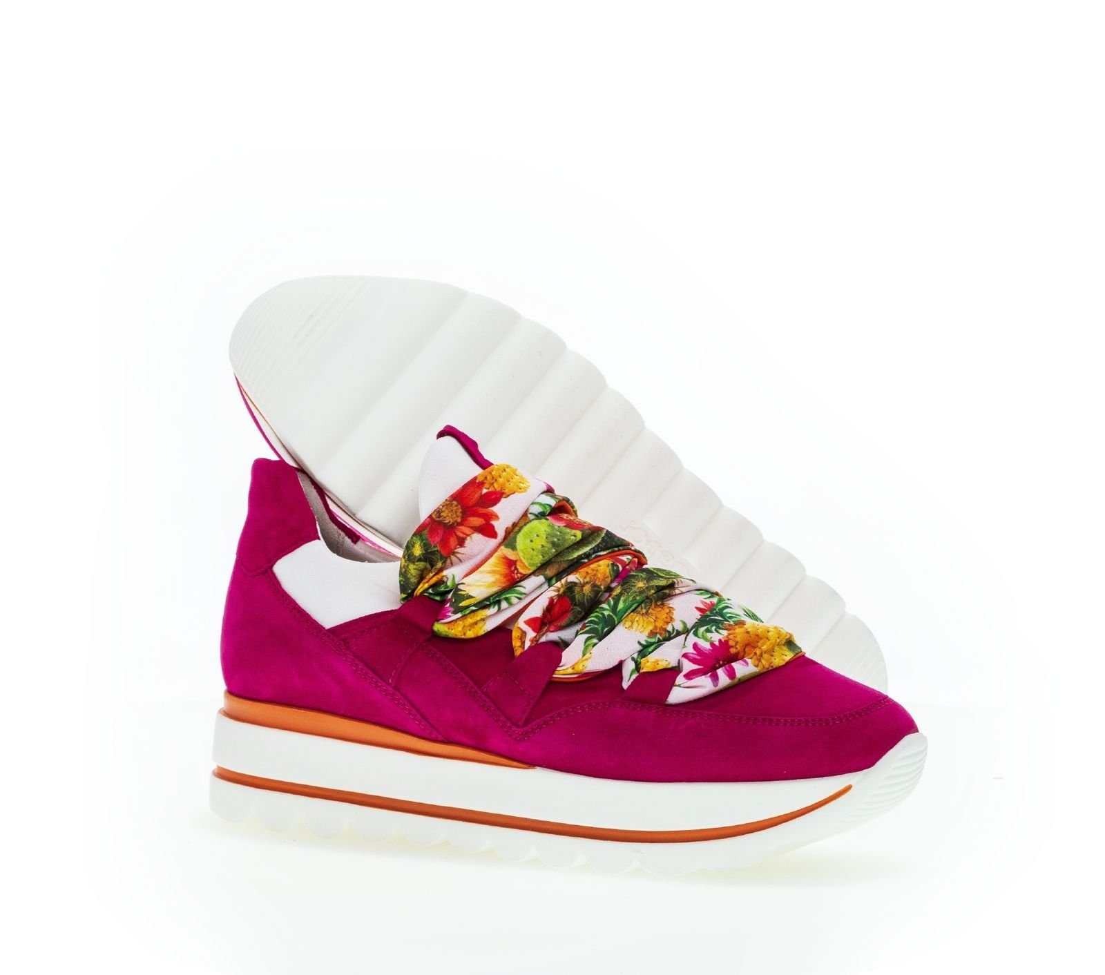 rosa- Gabor Sneaker Damen Gabor fuxia/weiss/multi 43.411.14 Sneaker