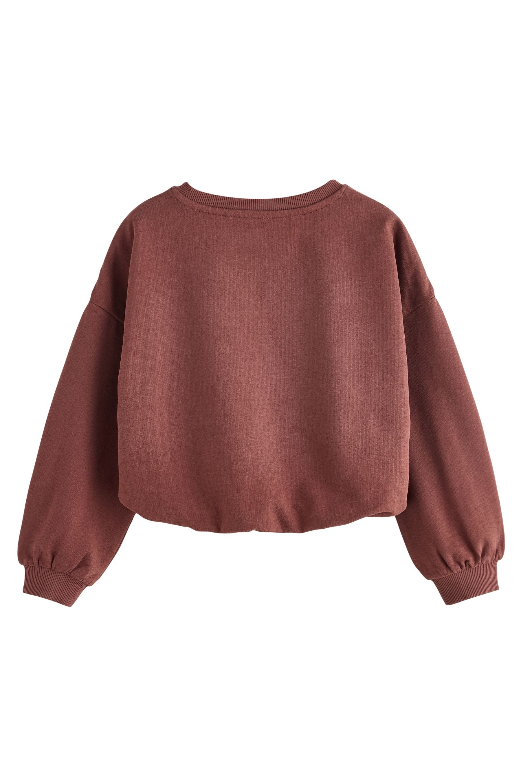 Next Sweater Kastiges Sweatshirt mit Ballonsaum günstig online kaufen