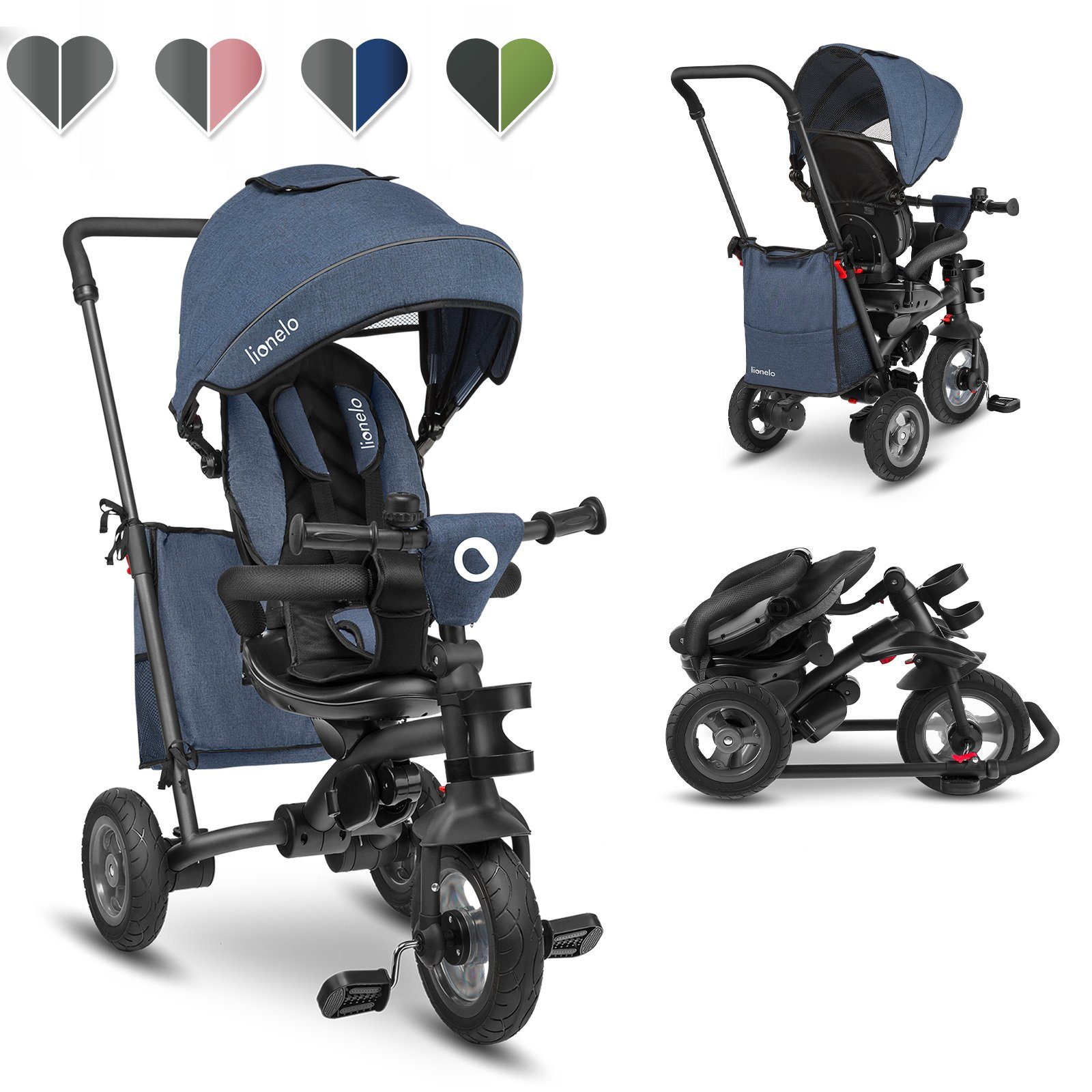 Dreirad-Kinderwagen Tris