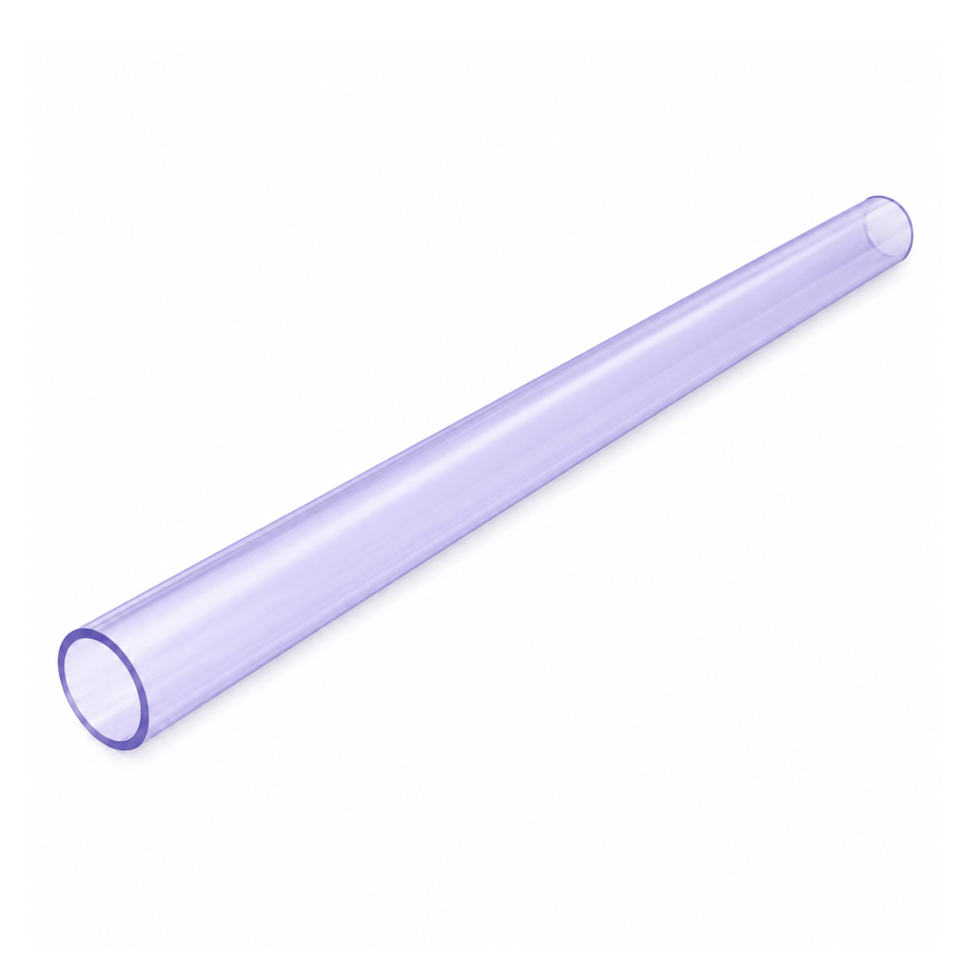 HAF Rohrverbinder 1-4x 1 Meter PVC-U Druckrohr Transparent 40mm 50mm 63mm Rohr PN16 Pool, Max. Arbeitsdruck 10 bar bei 20 C°