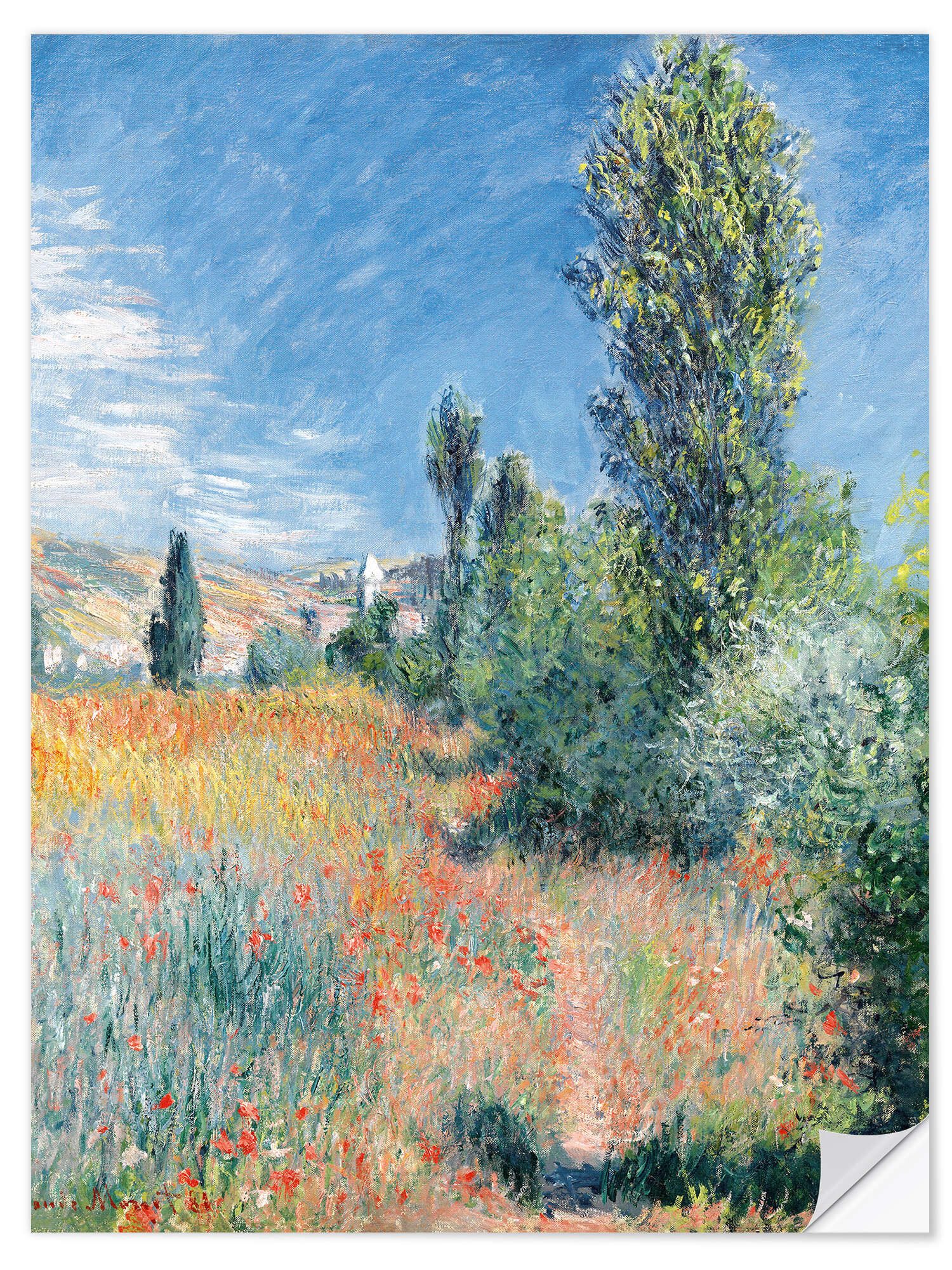 Wandfolie Claude Monet