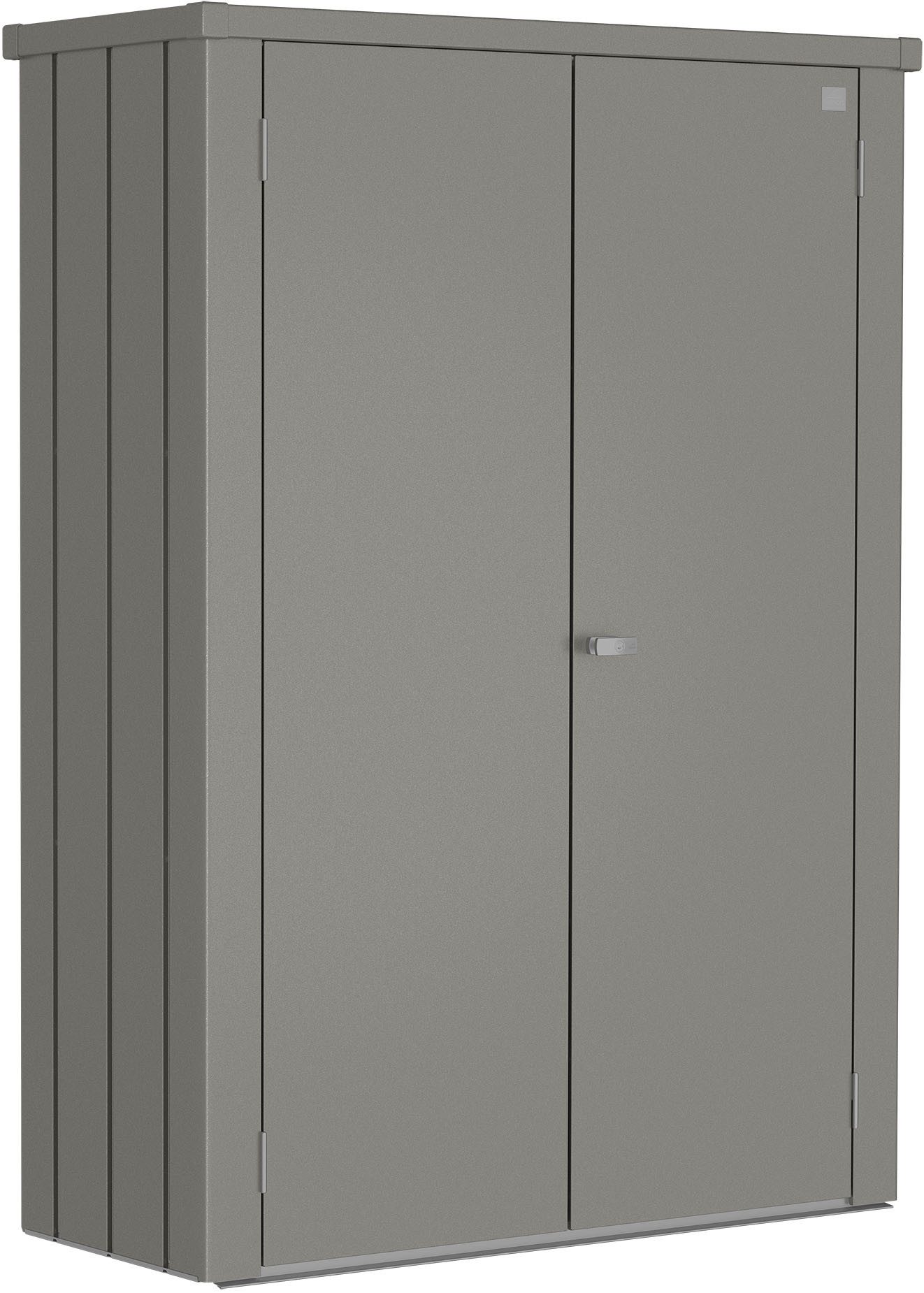 Biohort Mehrzweckschrank Romeo Gr. M high, verschiedene Farben 132x57x181 cm, der ideale Terrassenschrank aus Metall