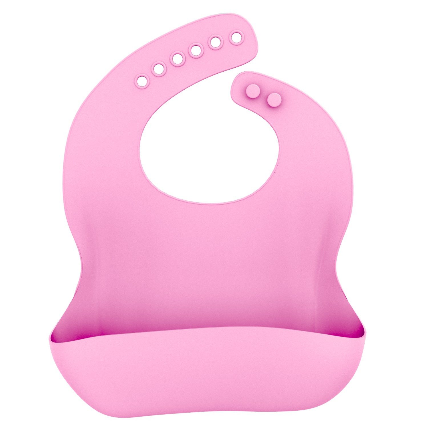 Intirilife Lätzchen, (Baby Lätzchen in ROSA, 1-St), mit Auffangschale BPA-frei spülmaschinenfest