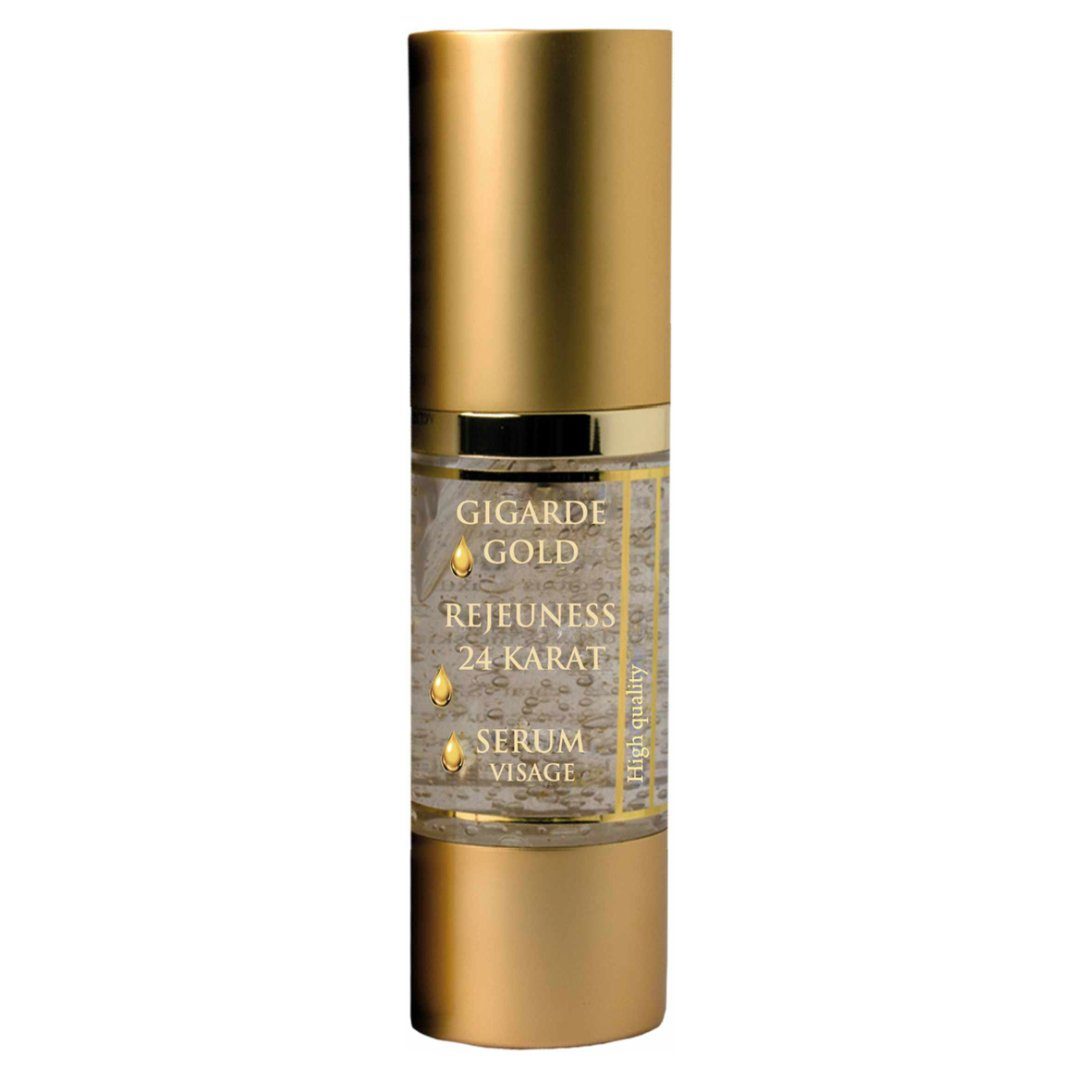Gigarde Aloe Kosmetik GmbH Gesichtsserum Gold Serum Rejeuness Gesichtsserum 24 Karat Gold, 30 ml