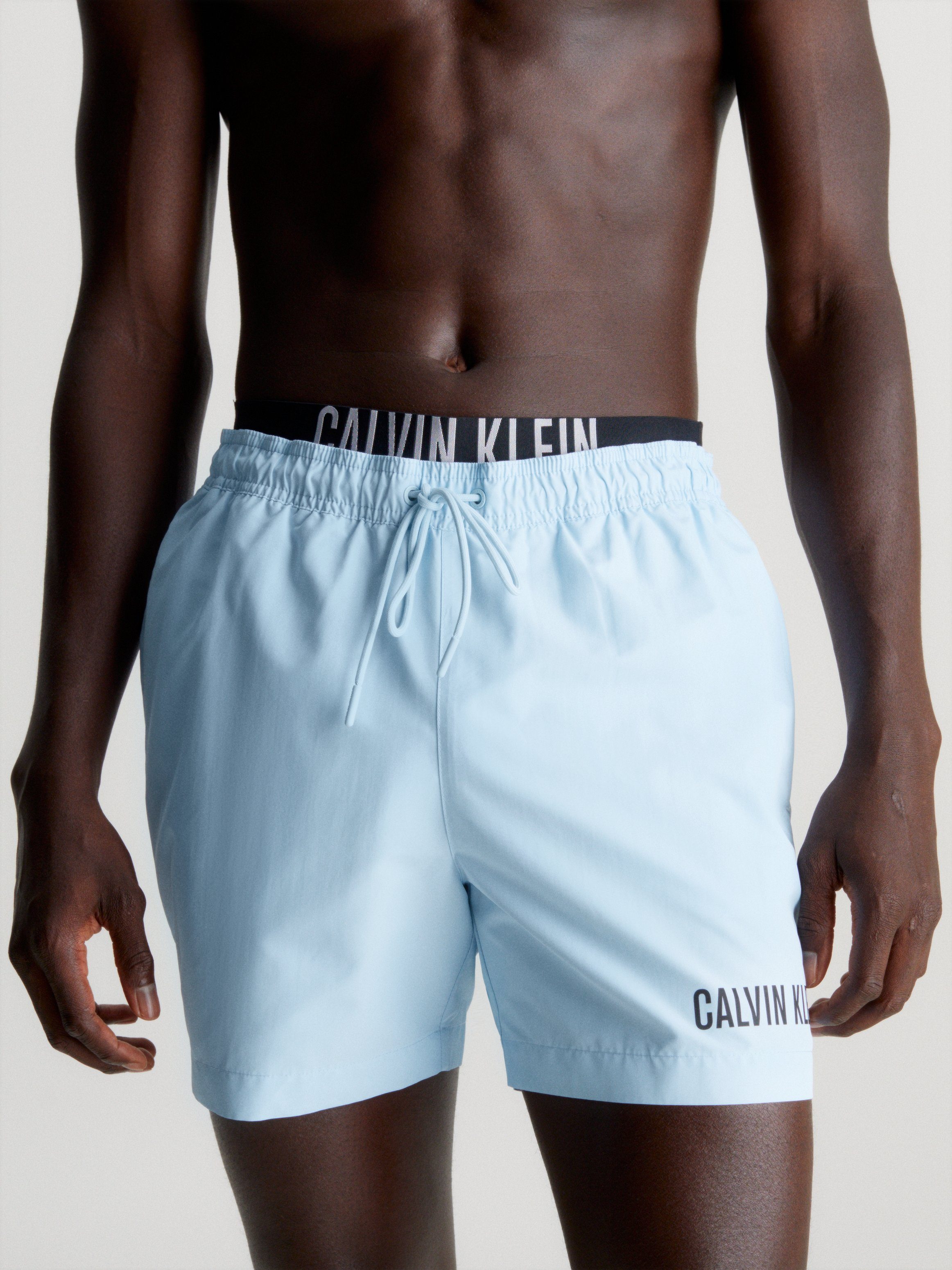 Calvin Klein Swimwear Badeshorts MEDIUM DOUBLE WB mit doppeltem Bund