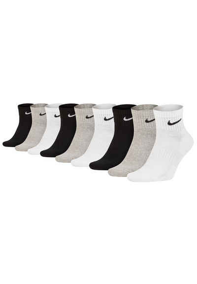 Nike Kurzsocken Cotton Cushioned Ankle 3P (Spar-Pack, 9-Paar, 9er-Pack)